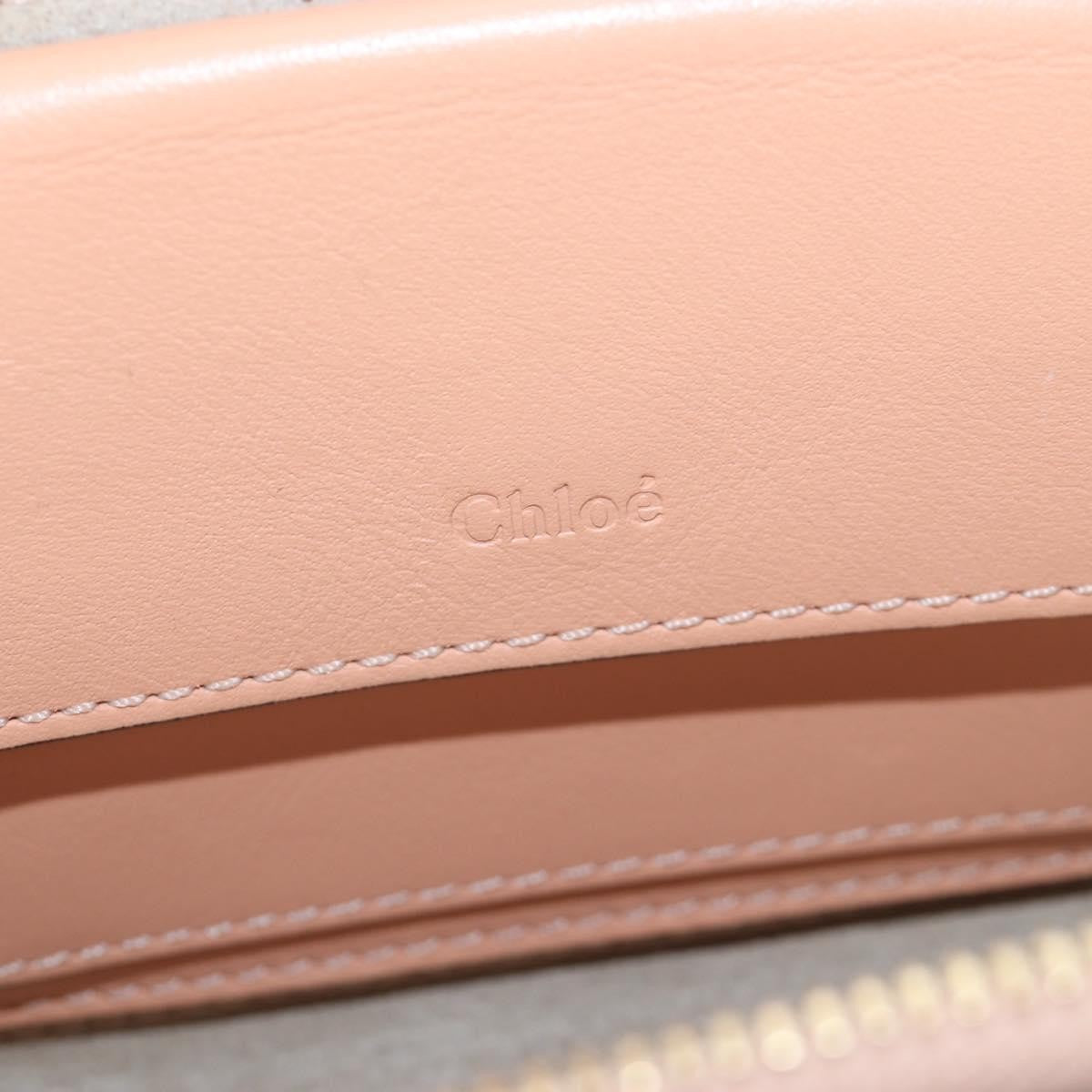 Chloe C Vanity Leather Pink Leather Handbag (Pre-Owned)