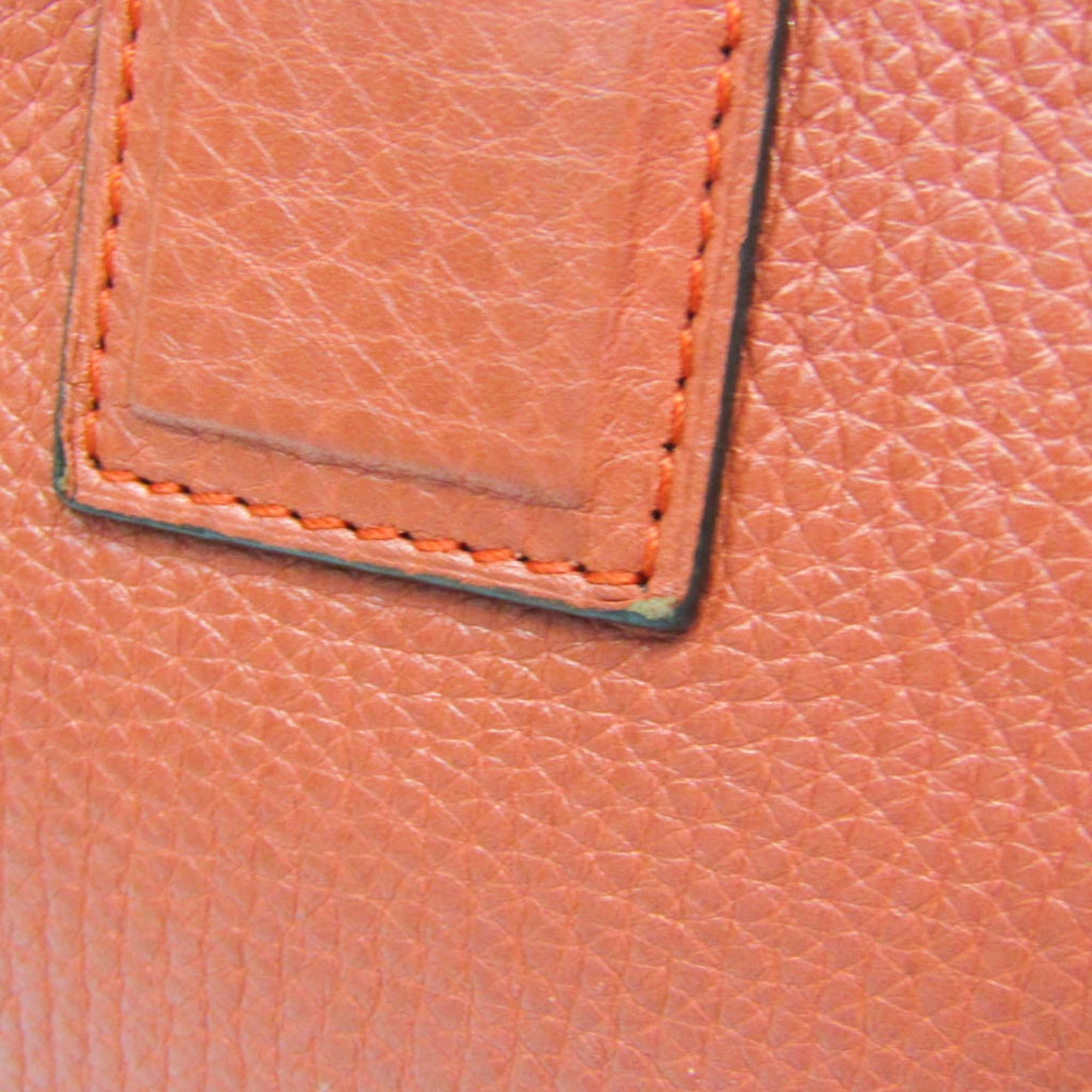 Loewe Amazona Leather Red Leather Handbag (Pre-Owned)