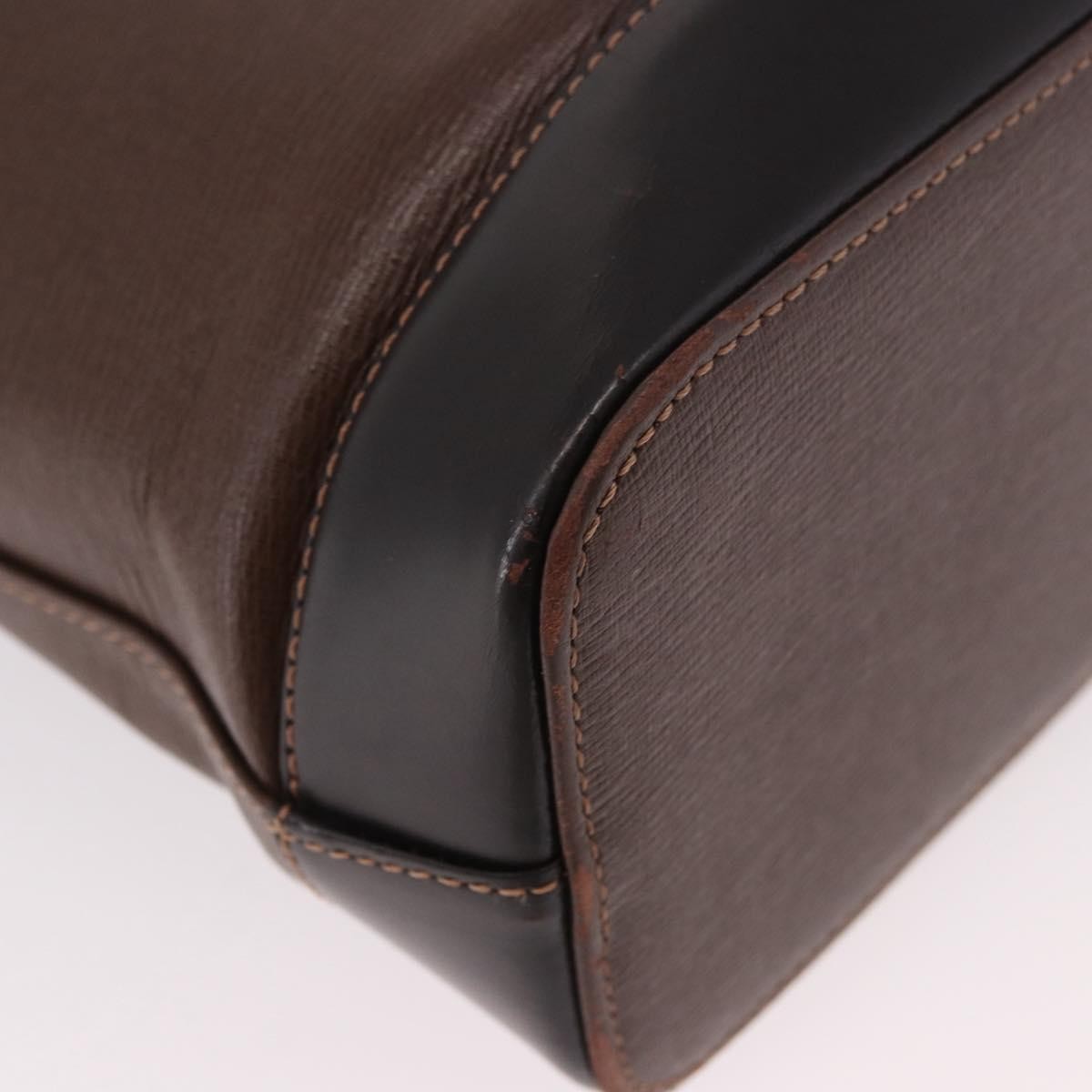 Burberry Vintage Leather Brown Leather Shoulder Bag Bag (Pre-Owned)