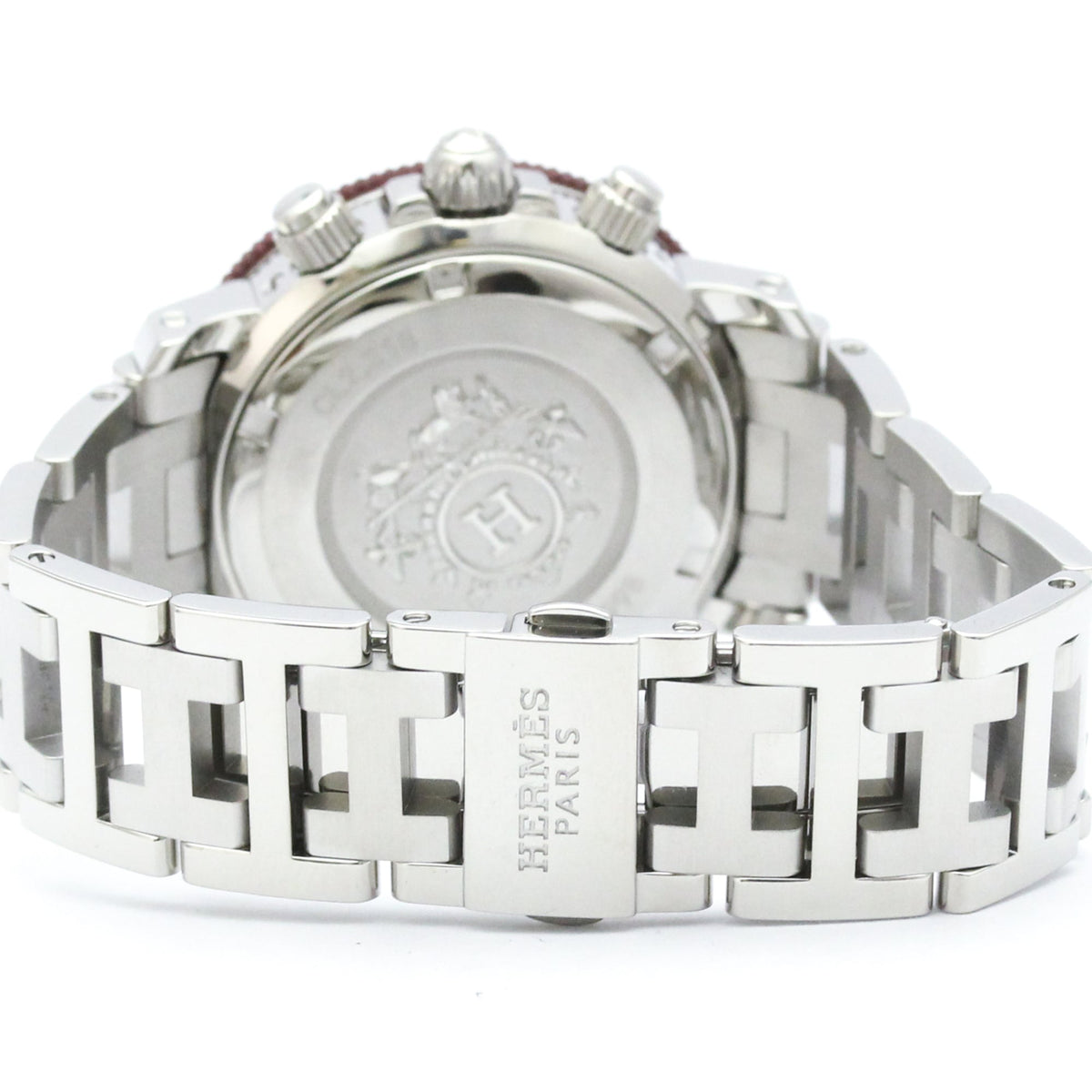 Hermes Clipper Diver Chronograph Quartz Stainless Steel Watch (Pre-Owned)