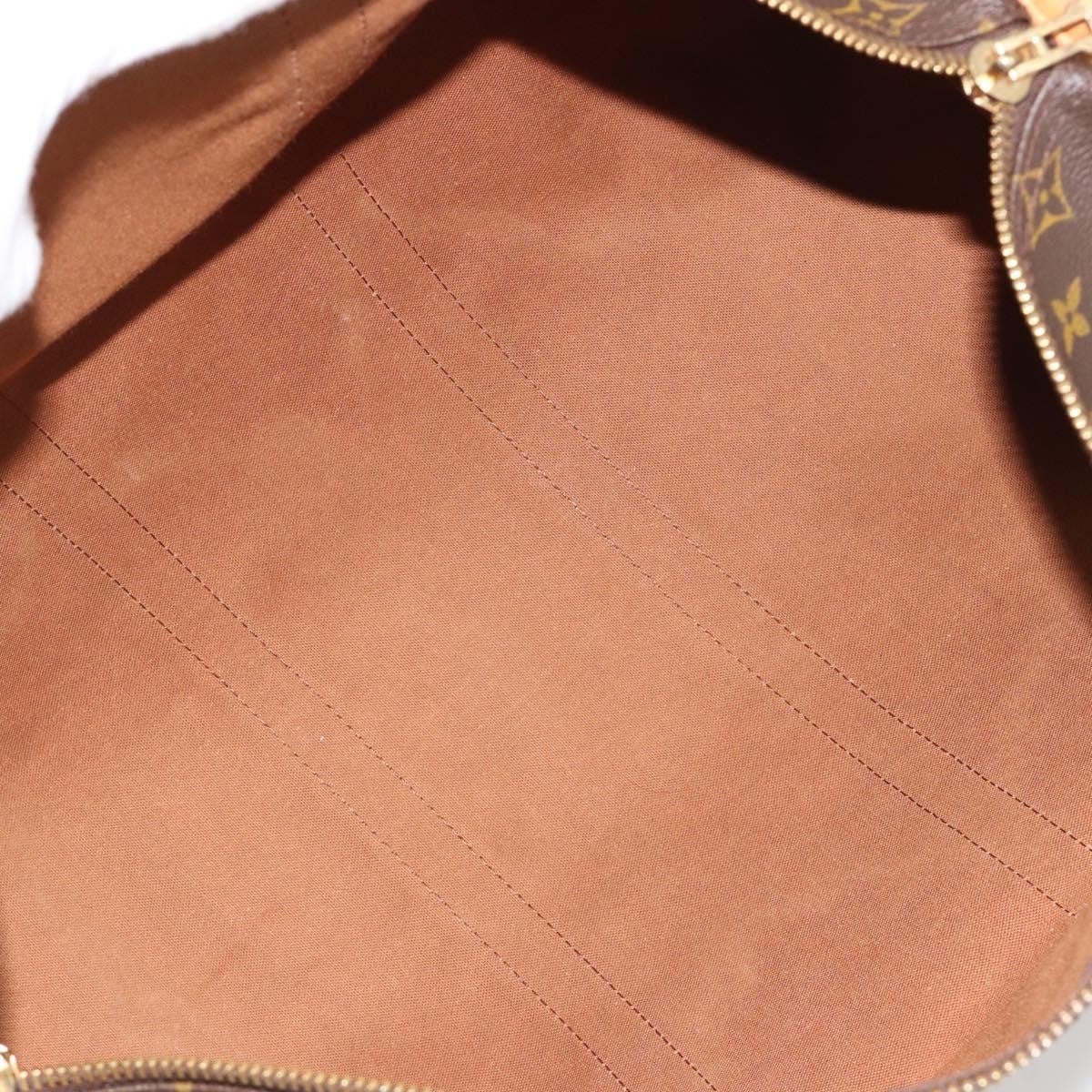 Louis Vuitton Keepall Monogram Canvas Brown Canvas Travel Bag Bag (Pre-Owned)