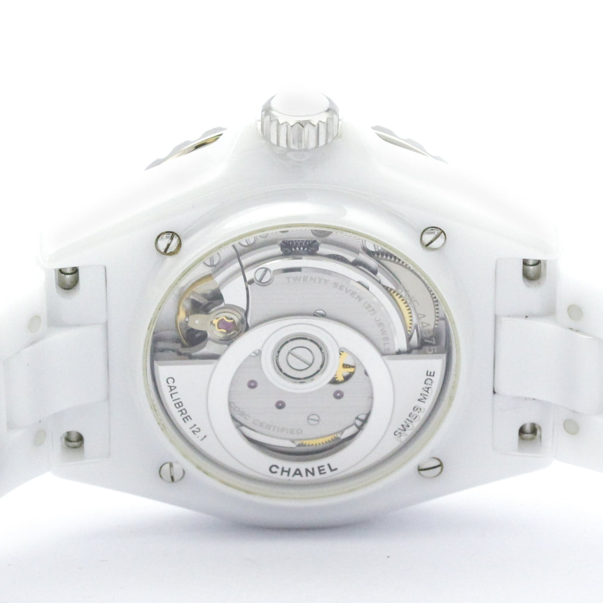 Chanel J12 Automatic Ceramic And Stainless Steel Watch (Pre-Owned)