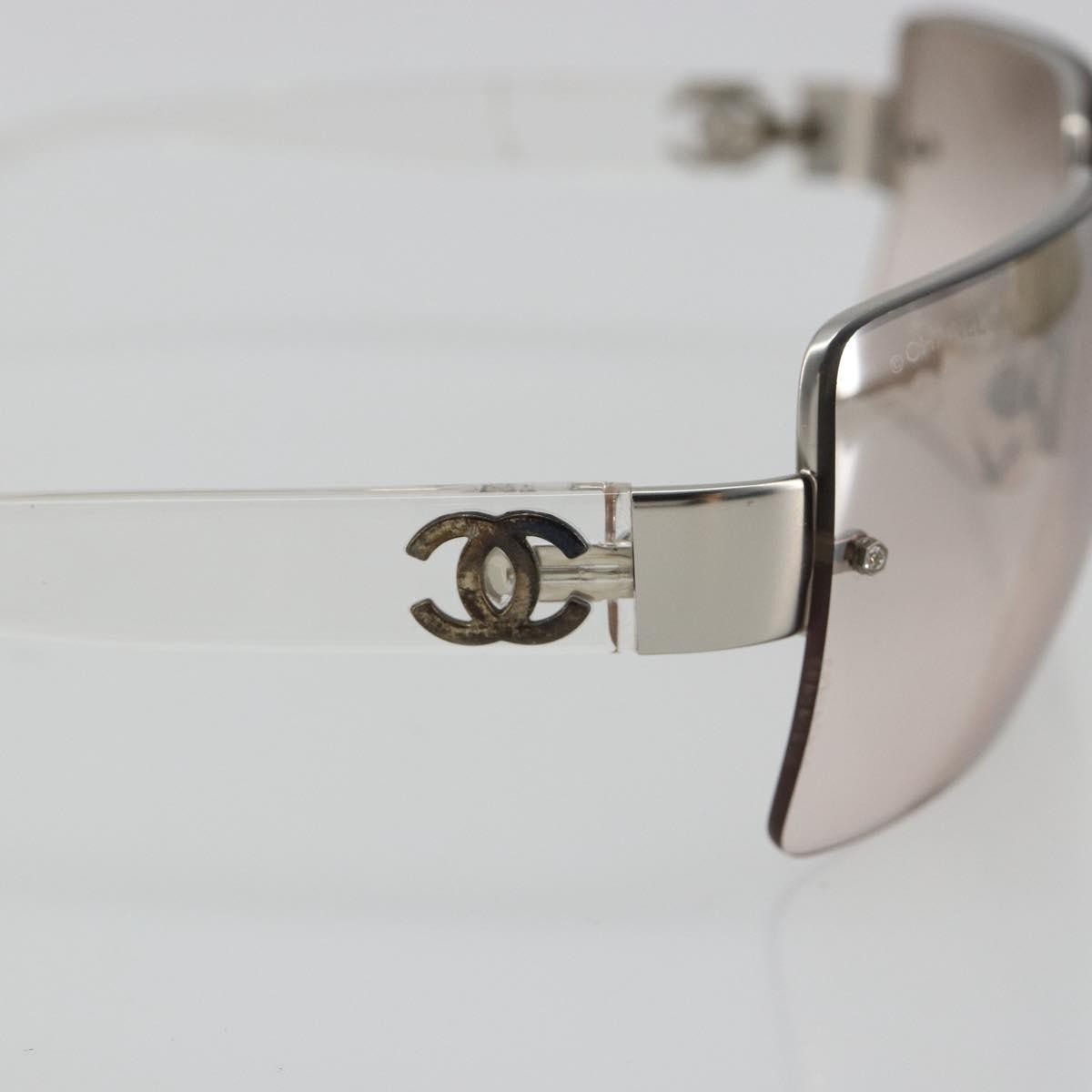 Chanel Logo Cc Plastic Clear Plastic Sunglasse Accessory (Pre-Owned)