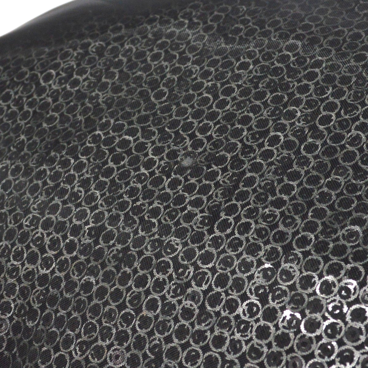 Chanel Hidden Sequins Sequins Black Mesh Shoulder Bag Bag (Pre-Owned)