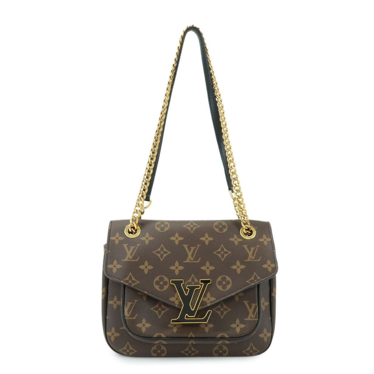 Louis Vuitton Passy Monogram Canvas Brown Canvas Tote Bag Bag (Pre-Owned)