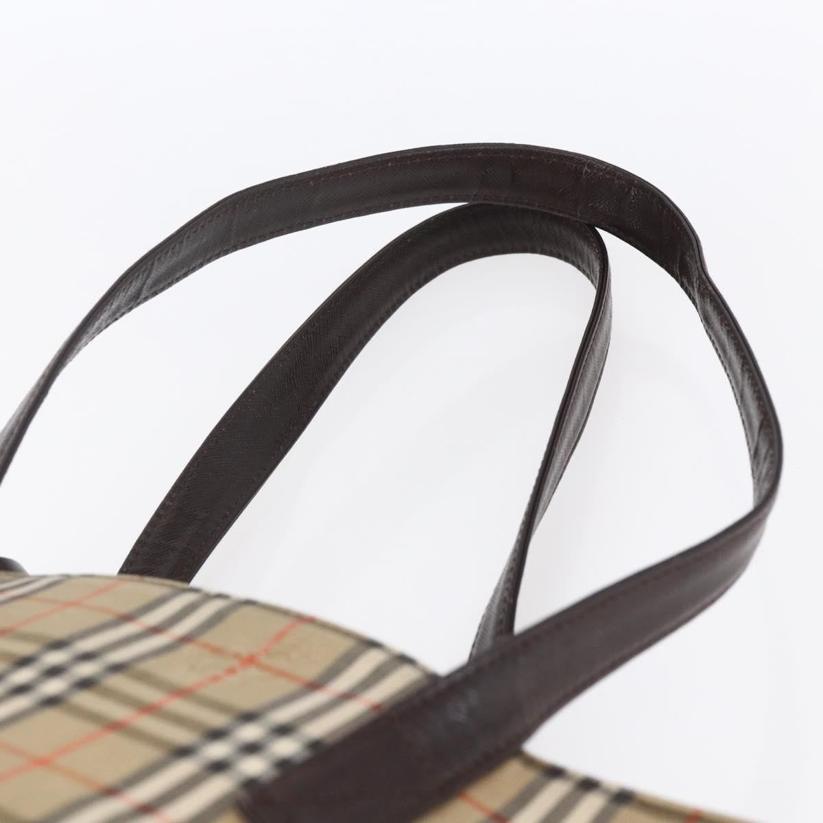 Burberry Vintage Canvas Beige Canvas Tote Bag Bag (Pre-Owned)