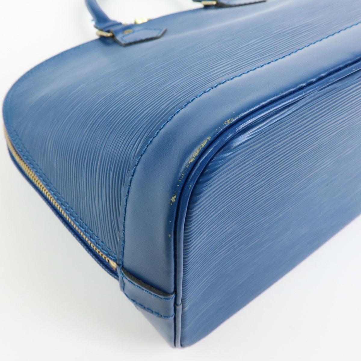 Louis Vuitton Alma Epi Leather Blue Leather Handbag (Pre-Owned)