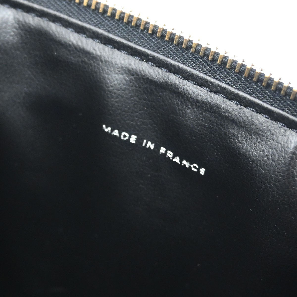 Chanel Vintage Timeless Cosmetic Case Caviar Black Leather Handbag (Pre-Owned)