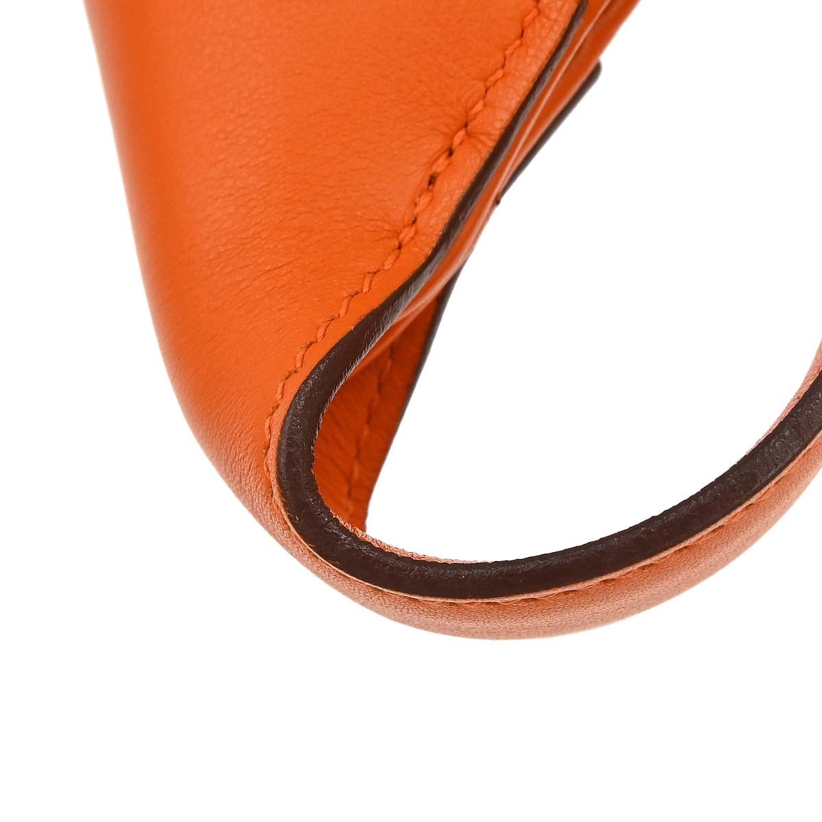 Hermes Trim Epsom Orange Leather Shoulder Bag Bag (Pre-Owned)
