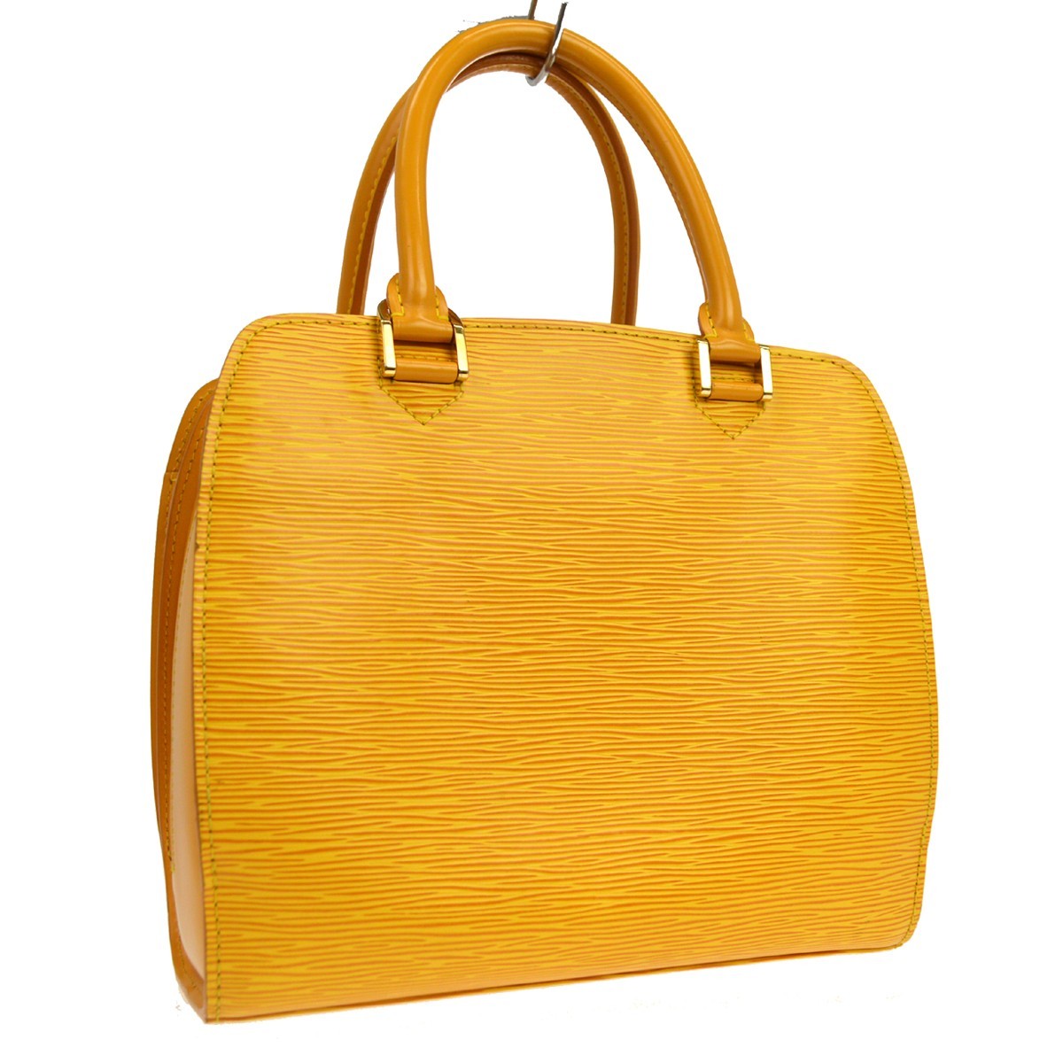 Louis Vuitton Pont Neuf Epi Yellow Leather Handbag (Pre-Owned)