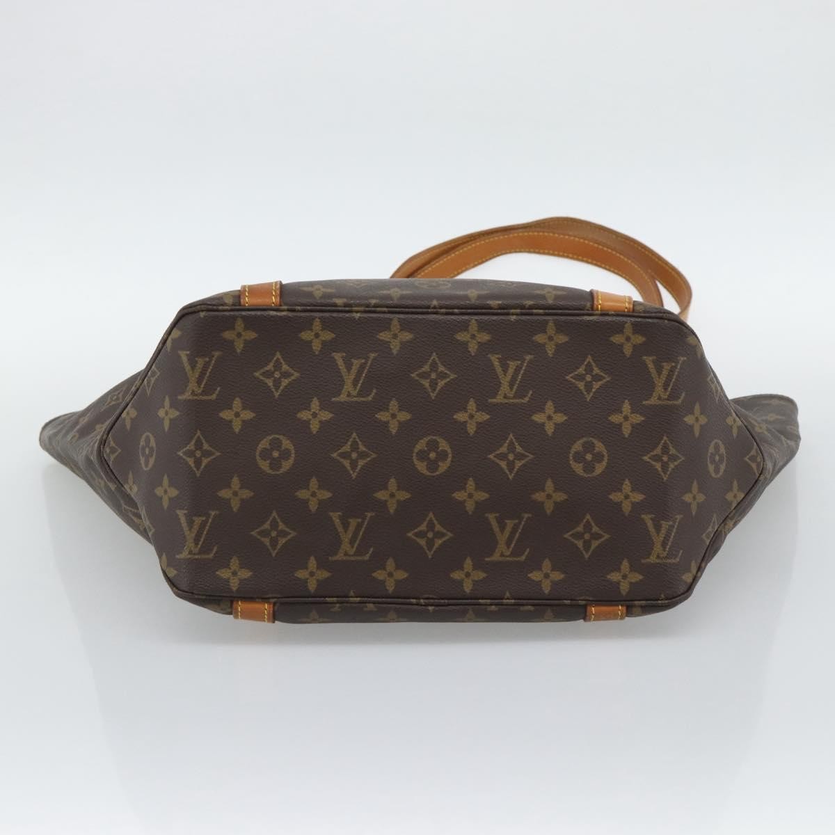 Louis Vuitton Shopping Sac Monogram Canvas Brown Canvas Handbag (Pre-Owned)