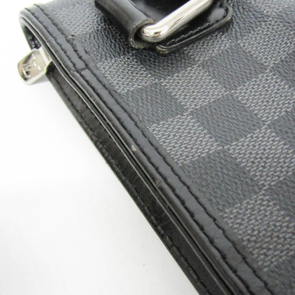 Louis Vuitton Thomas Damier Graphite Black Canvas Shoulder Bag Bag (Pre-Owned)