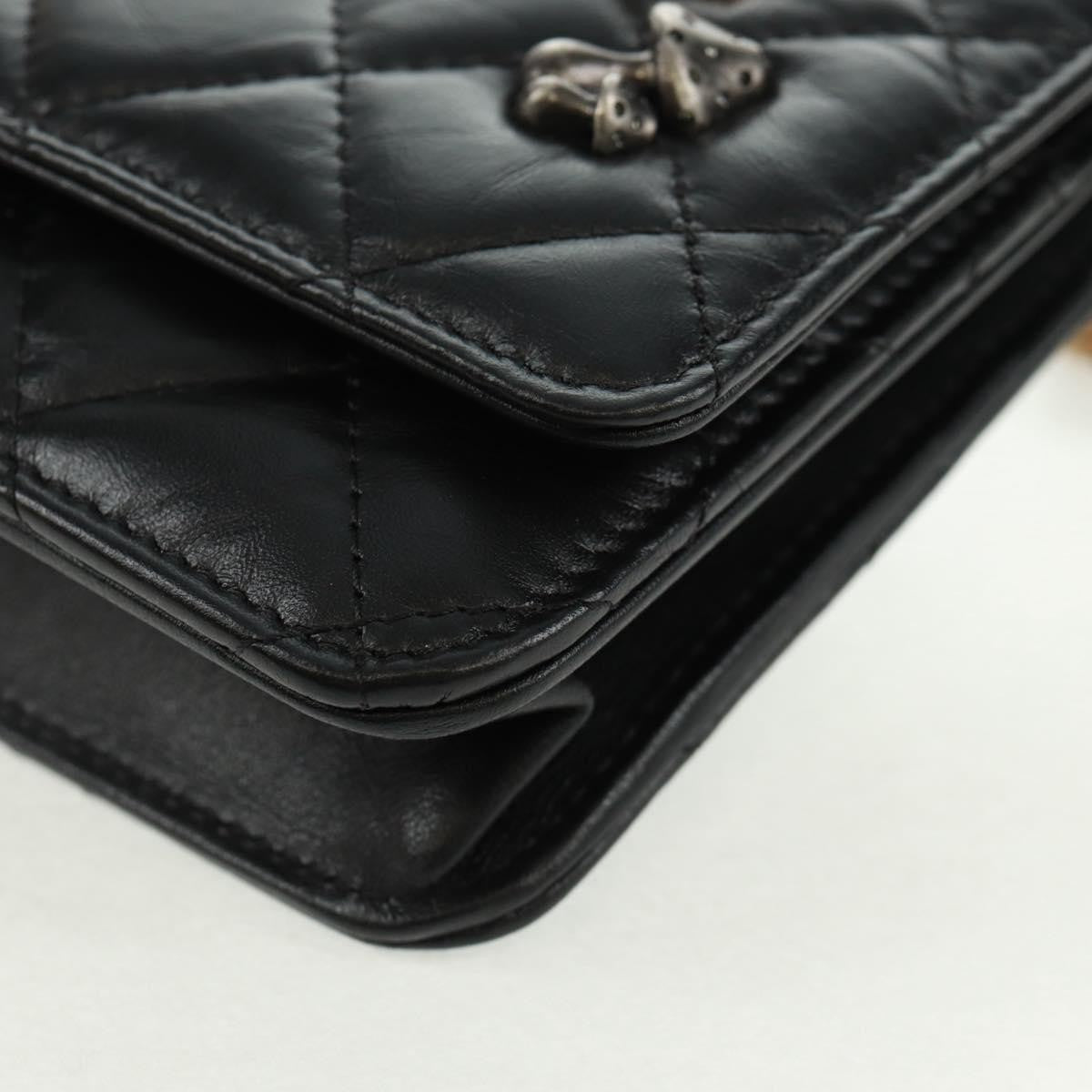 Chanel Lucky Charms Reissue 2.55 Flap Leather Black Leather Shoulder Bag Bag (Pre-Owned)