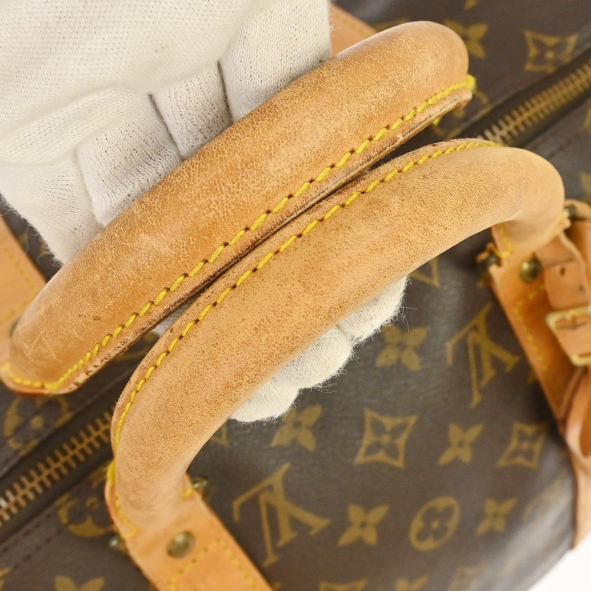 Louis Vuitton Keepall Monogram Canvas Brown Canvas Travel Bag Bag (Pre-Owned)