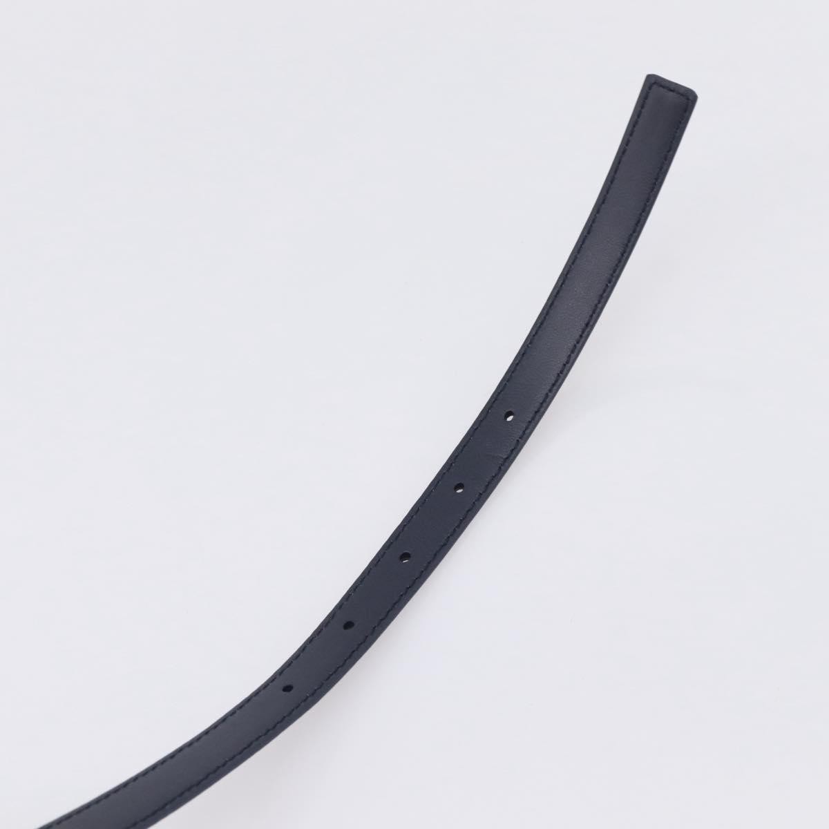 Christian Dior Vintage Belt Canvas Black Leather Belts Accessory (Pre-Owned)