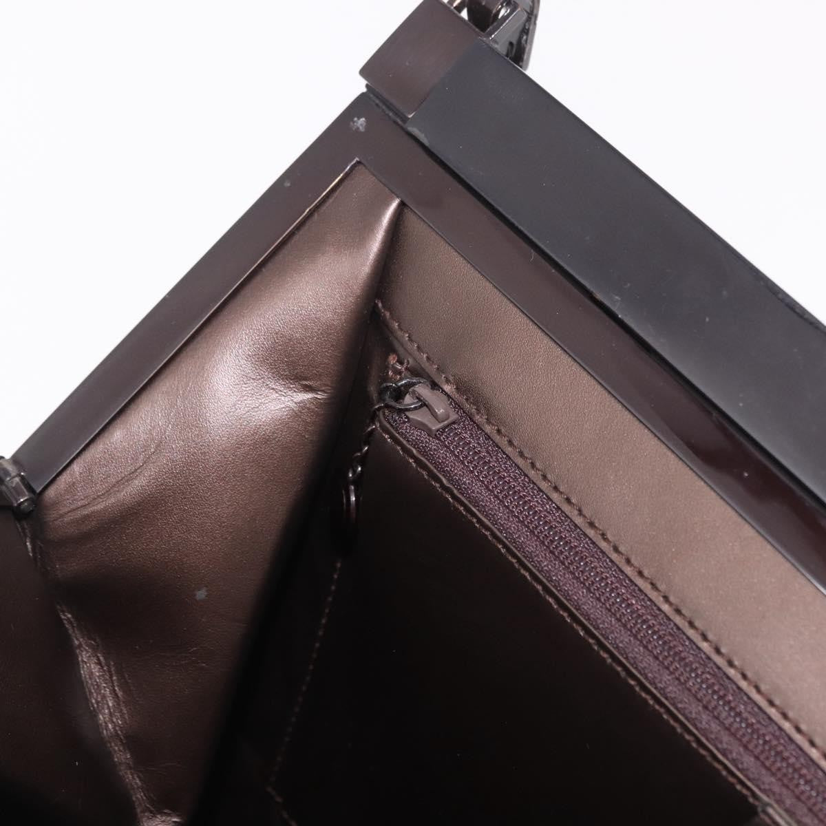 Gucci Vintage Leather Brown Leather Shoulder Bag Bag (Pre-Owned)