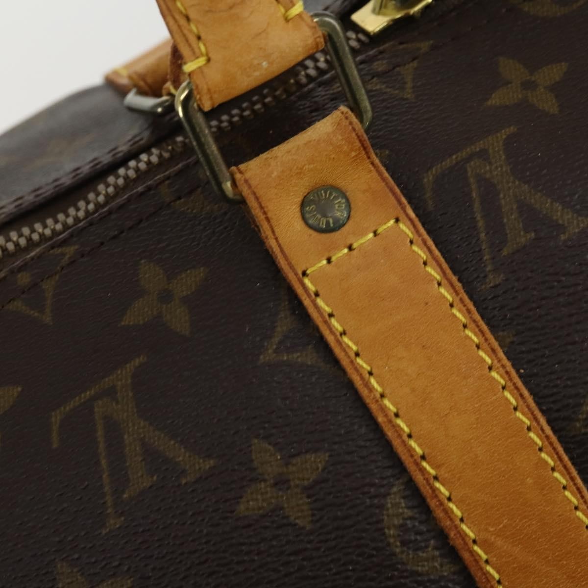 Louis Vuitton Keepall Monogram Canvas Brown Canvas Travel Bag Bag (Pre-Owned)
