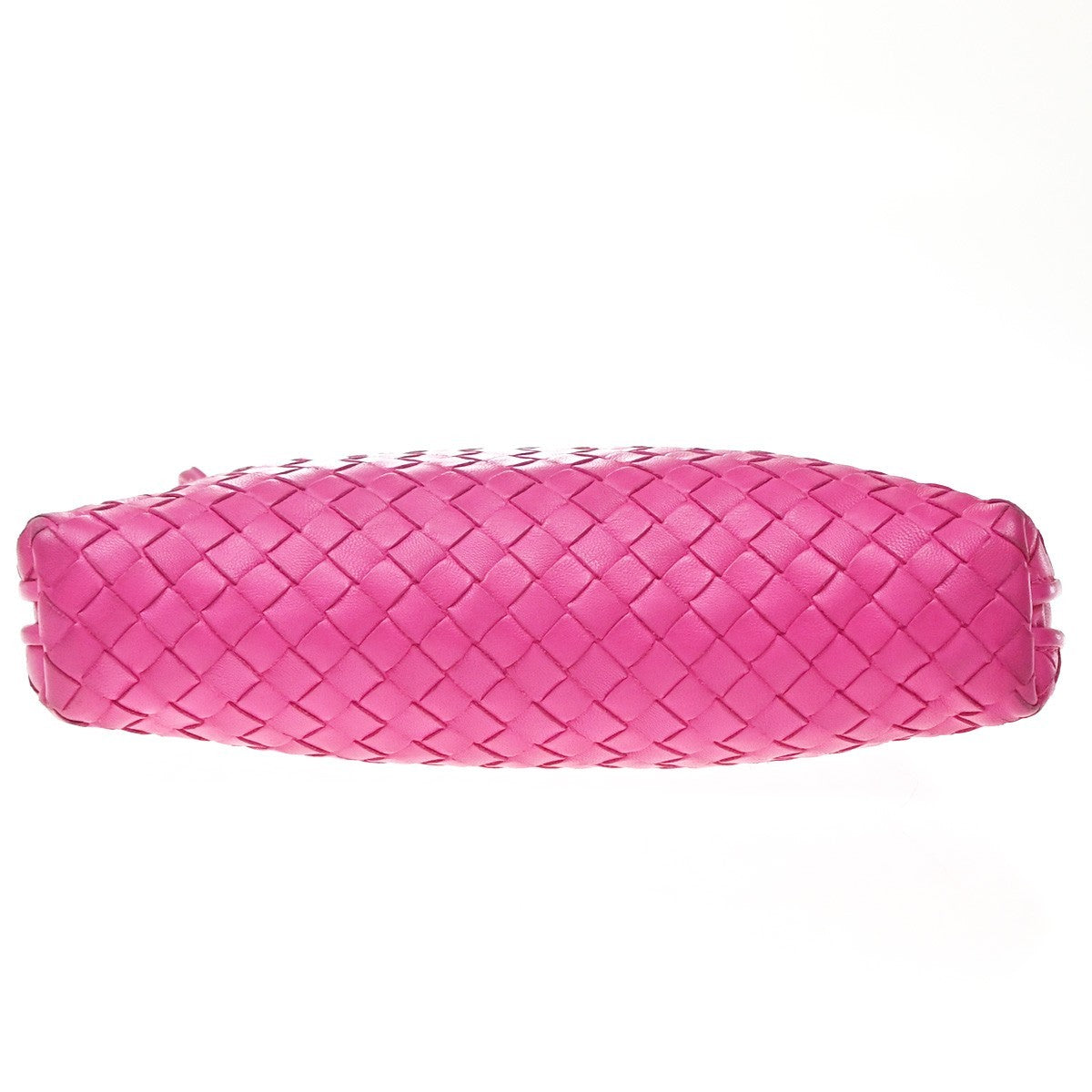 Bottega Veneta Nodini Intrecciato Nappa Pink Leather Shoulder Bag Bag (Pre-Owned)