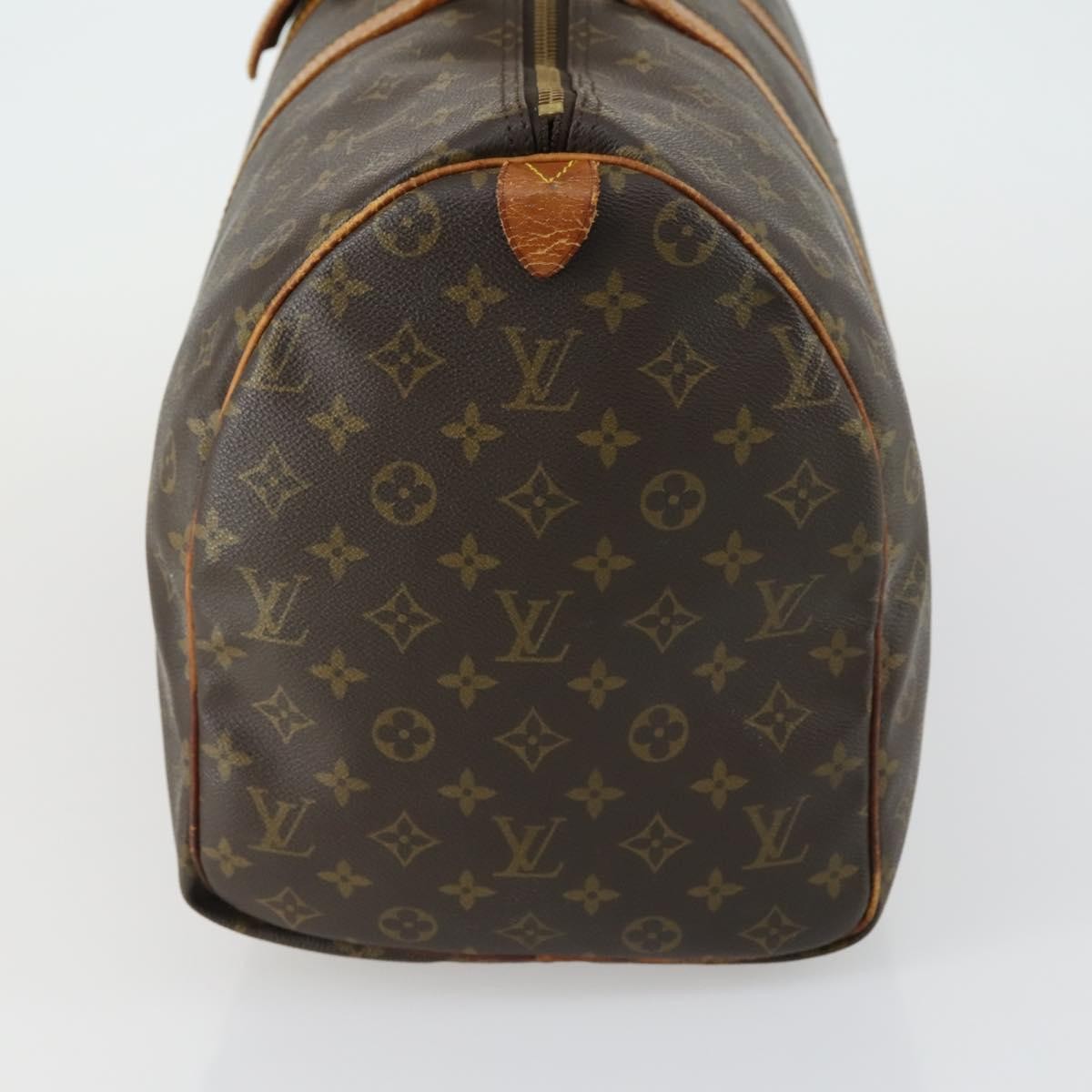 Louis Vuitton Keepall Monogram Canvas Brown Canvas Travel Bag Bag (Pre-Owned)