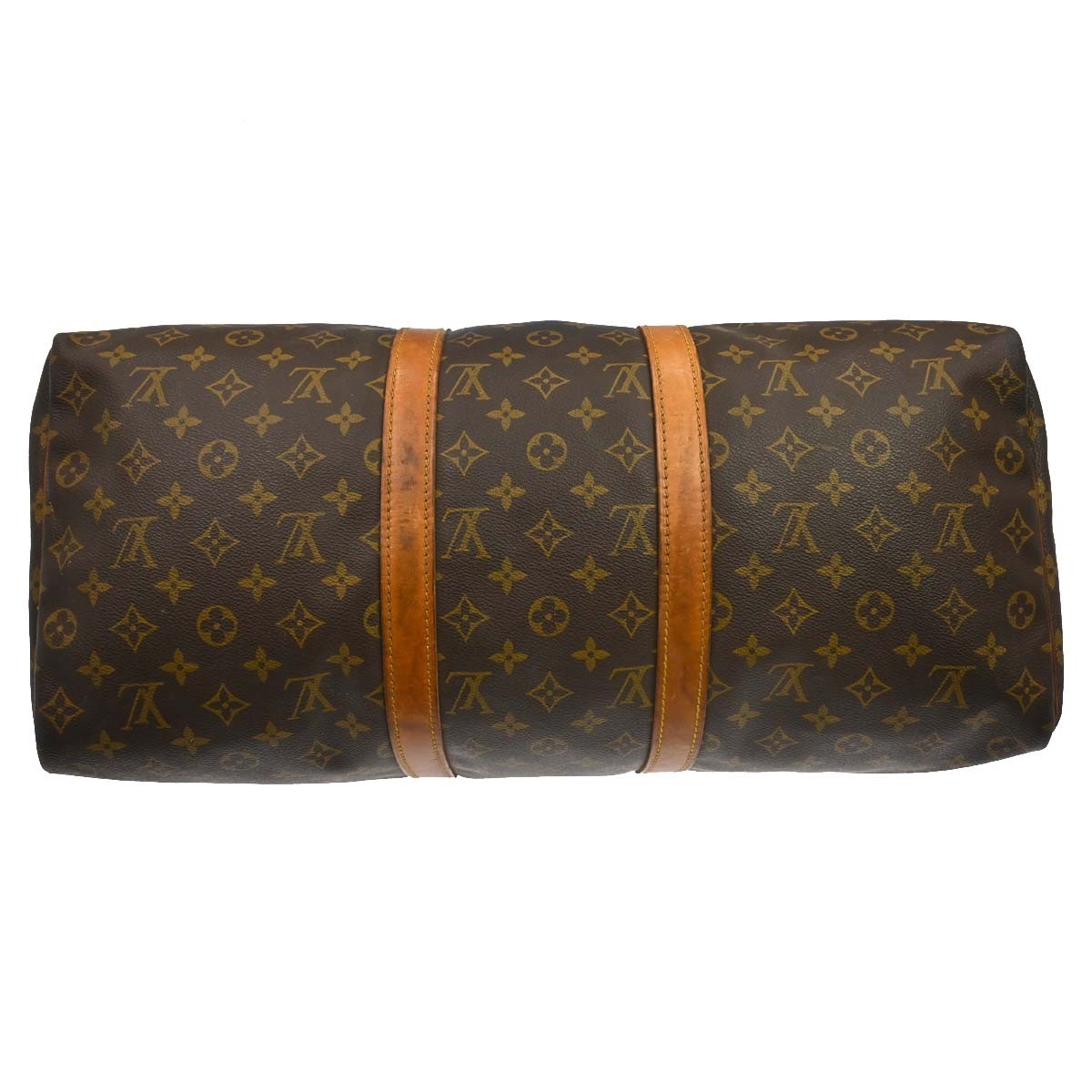 Louis Vuitton Keepall Monogram Canvas Brown Canvas Travel Bag Bag (Pre-Owned)