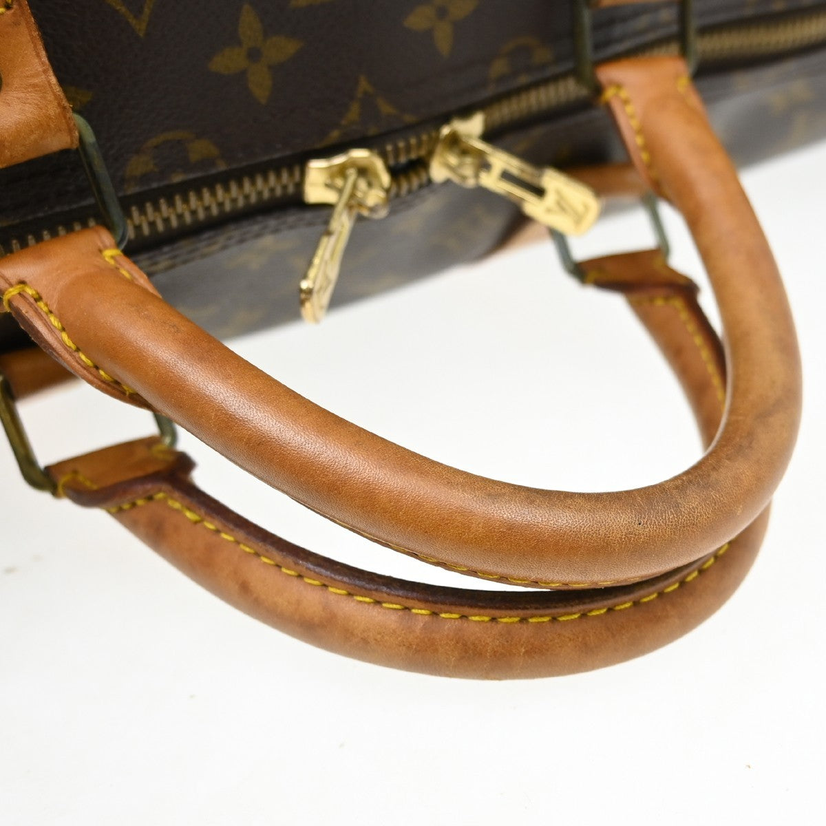 Louis Vuitton Keepall Monogram Canvas Brown Canvas Travel Bag Bag (Pre-Owned)