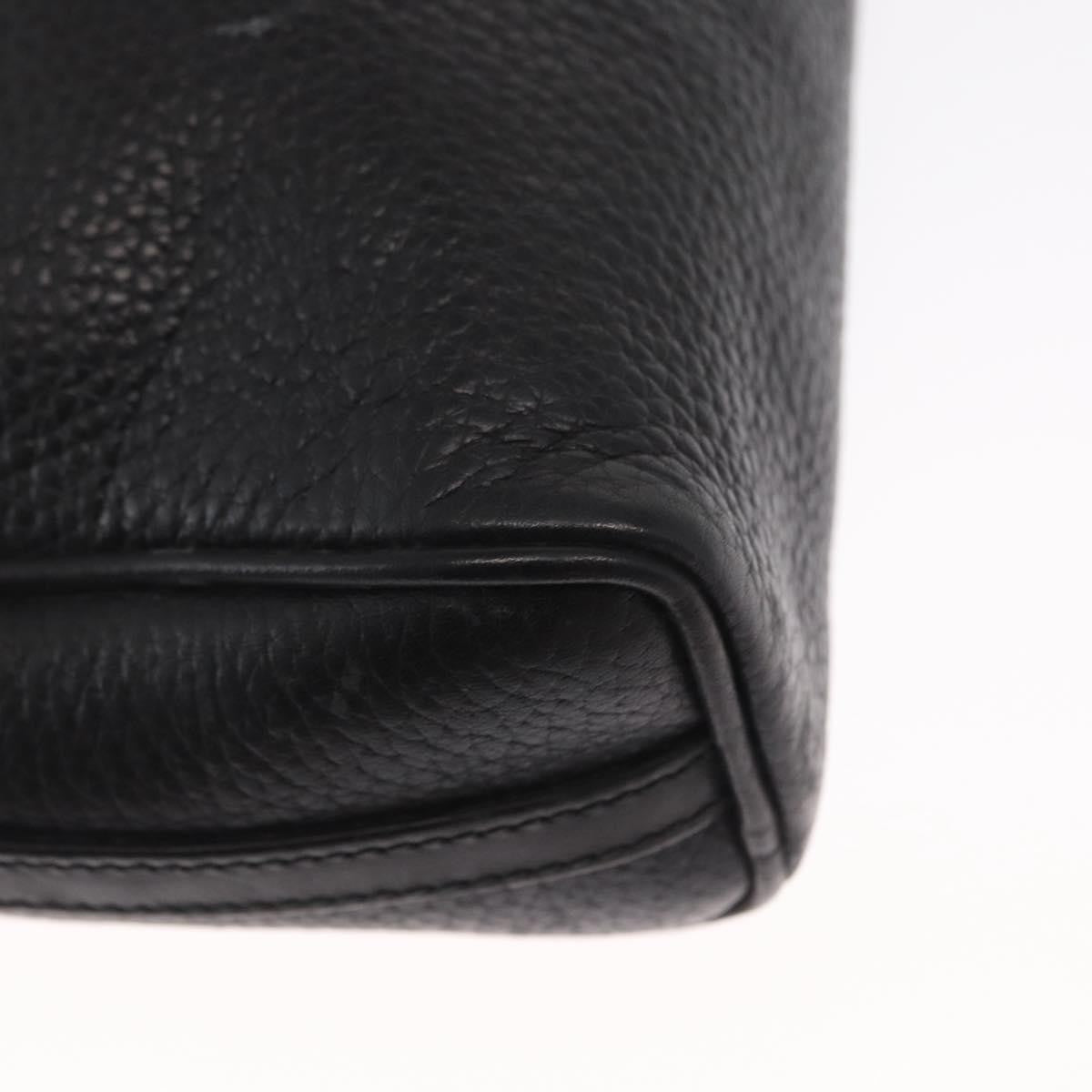 Gucci Vintage Leather Black Leather Shoulder Bag Bag (Pre-Owned)