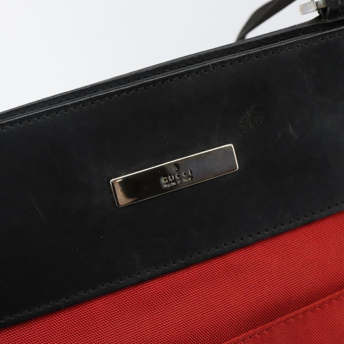 Gucci Front Pocket Messenger Nylon Red Nylon Shoulder Bag Bag (Pre-Owned)