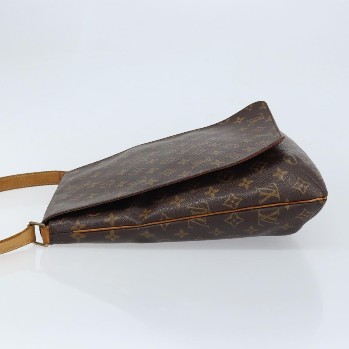 Louis Vuitton Musette Monogram Canvas Brown Canvas Shoulder Bag Bag (Pre-Owned)