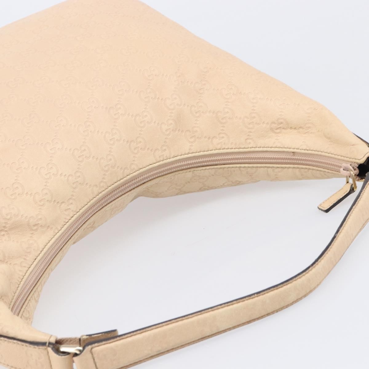 Gucci Miss Gg Hobo Guccissima Leather Pink Canvas Shoulder Bag Bag (Pre-Owned)