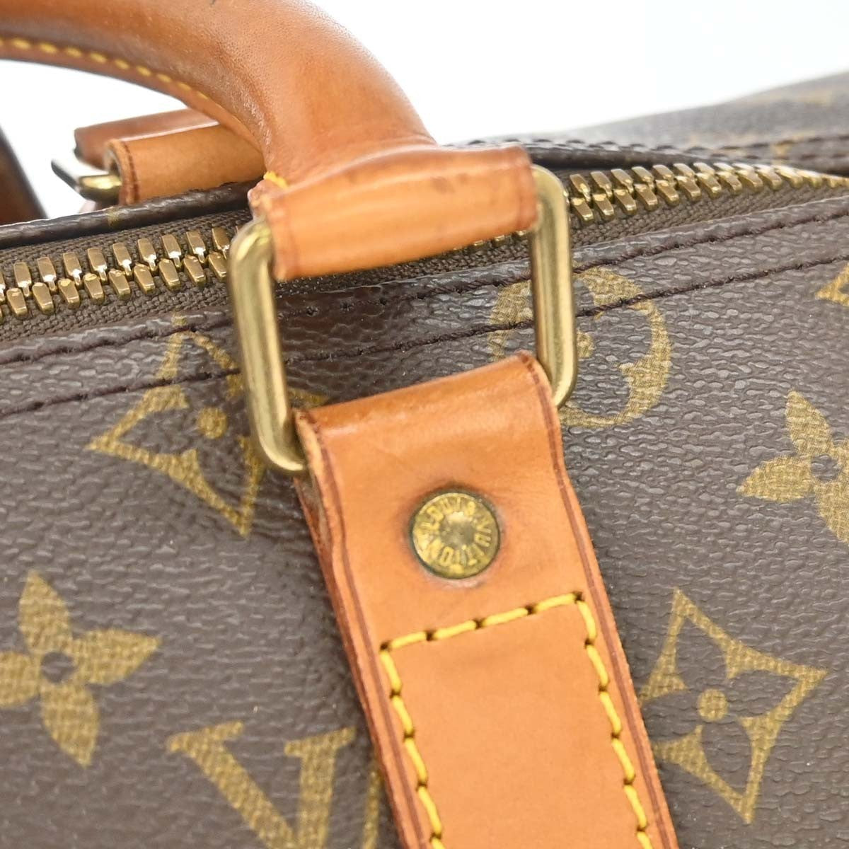 Louis Vuitton Keepall Monogram Canvas Brown Canvas Travel Bag Bag (Pre-Owned)
