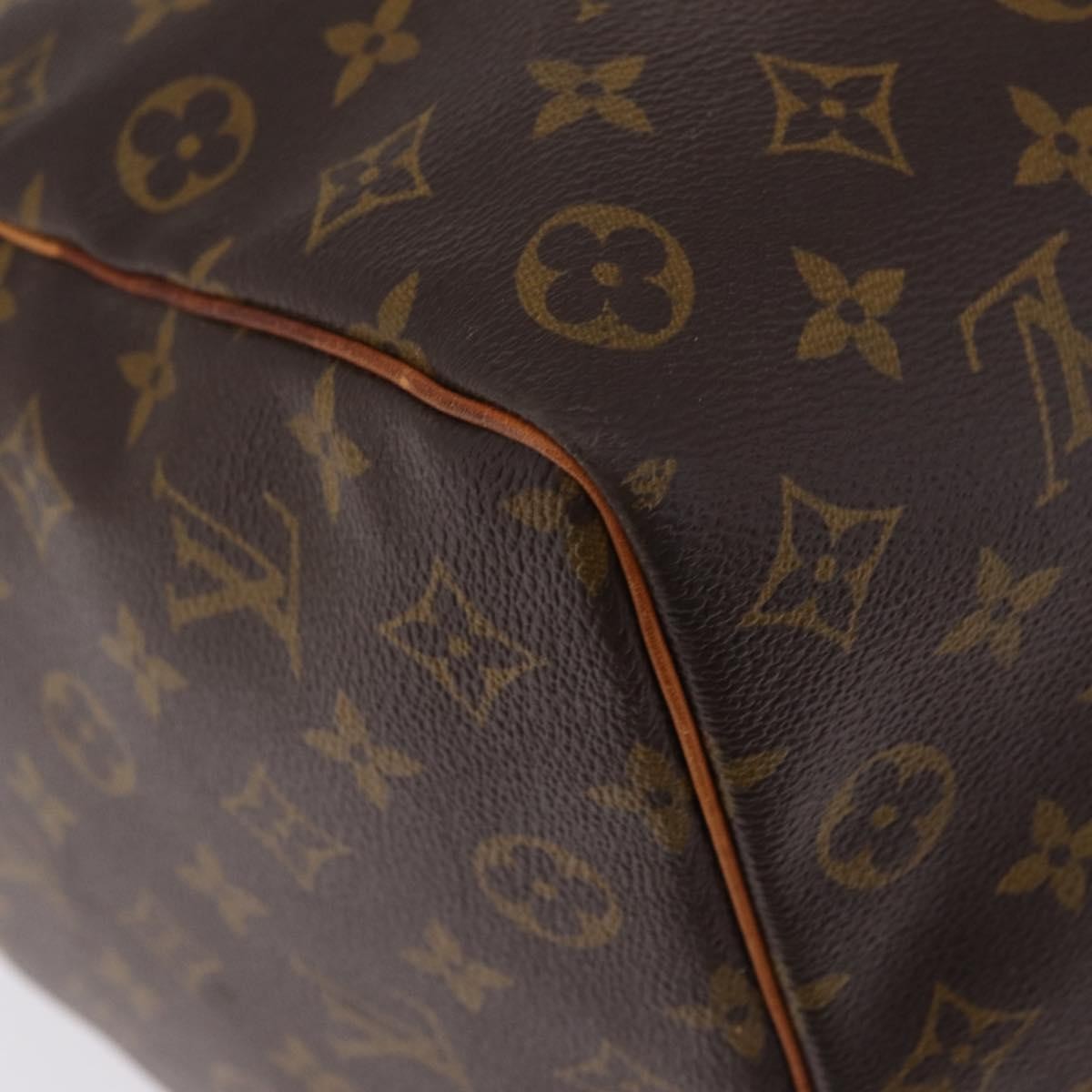 Louis Vuitton Keepall Monogram Canvas Brown Canvas Travel Bag Bag (Pre-Owned)