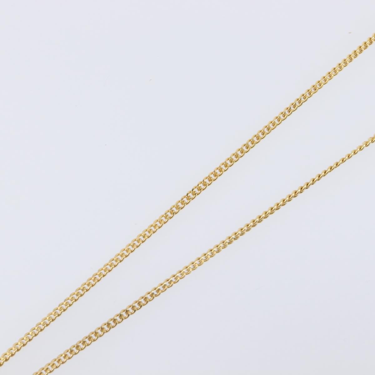 Christian Dior Cd Pendant Metal Gold Metal Necklace Jewelry (Pre-Owned)