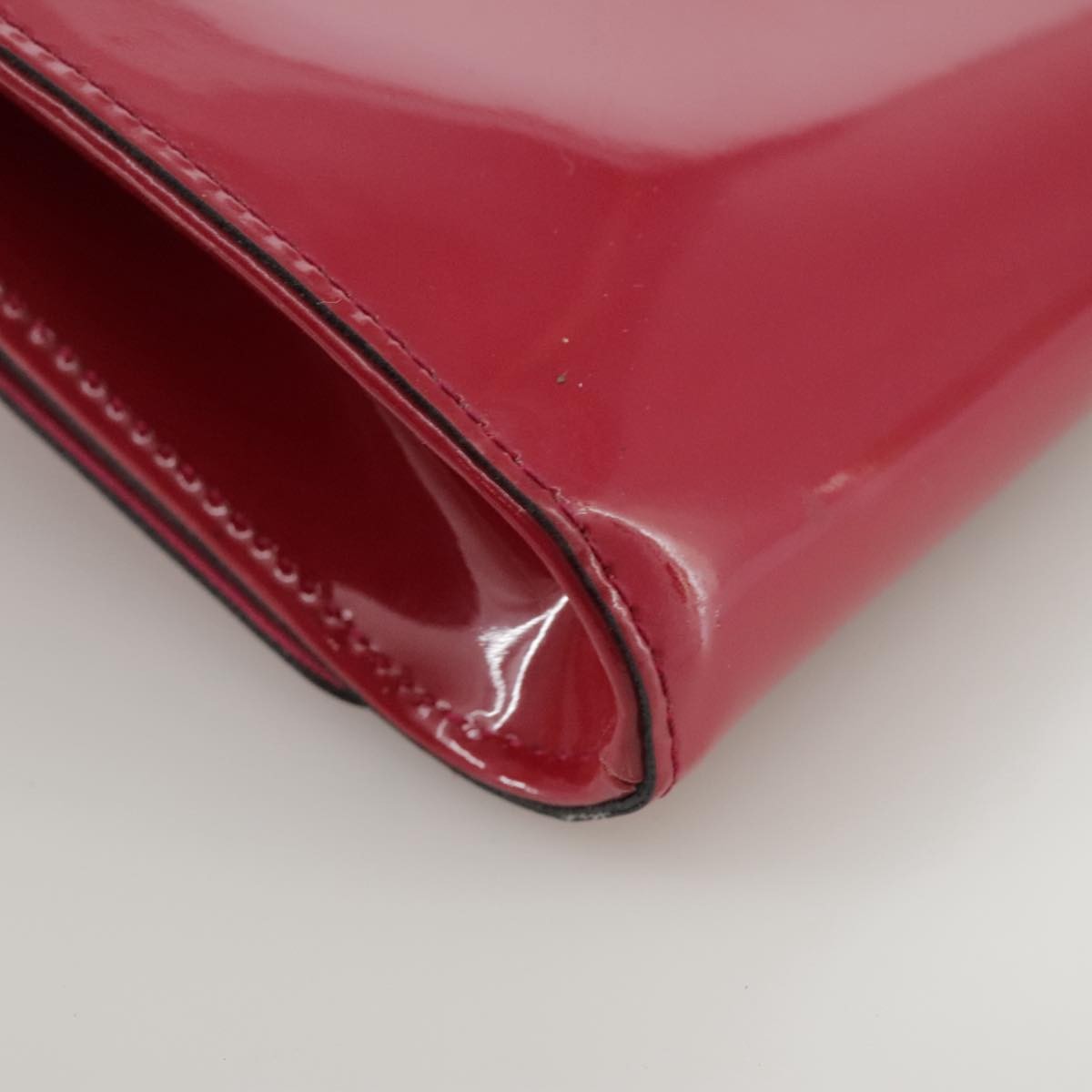 Louis Vuitton Louise Clutch Patent Pink Patent_Leather Bag (Pre-Owned)