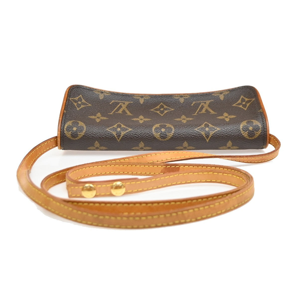 Louis Vuitton Twin Monogram Canvas Brown Canvas Clutche & Pouche Bag (Pre-Owned)