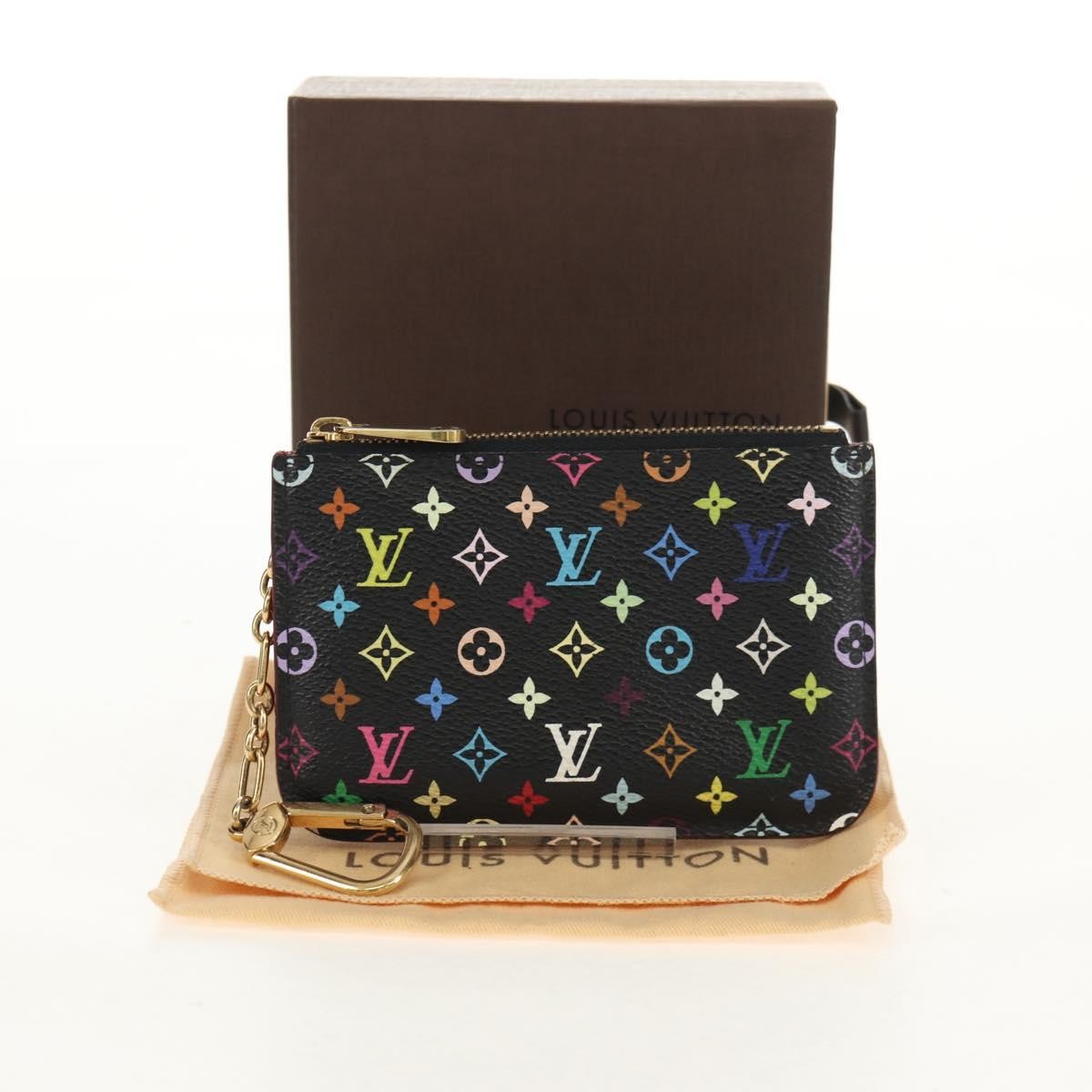 Louis Vuitton Pochette Clés Nm Monogram Multicolor Canvas Black Canvas Wallets Accessory (Pre-Owned)