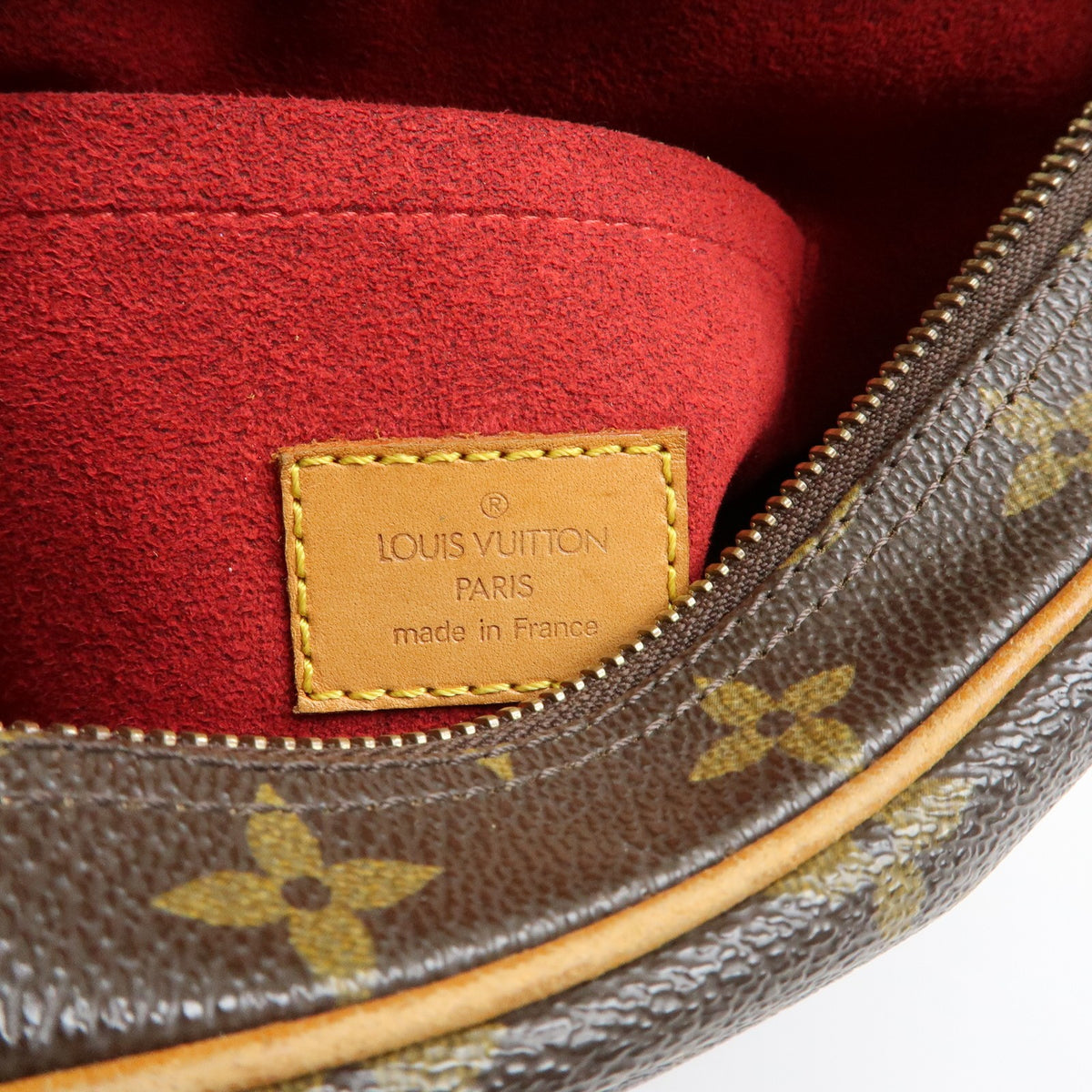 Louis Vuitton Croissant Monogram Canvas Brown Canvas Handbag (Pre-Owned)