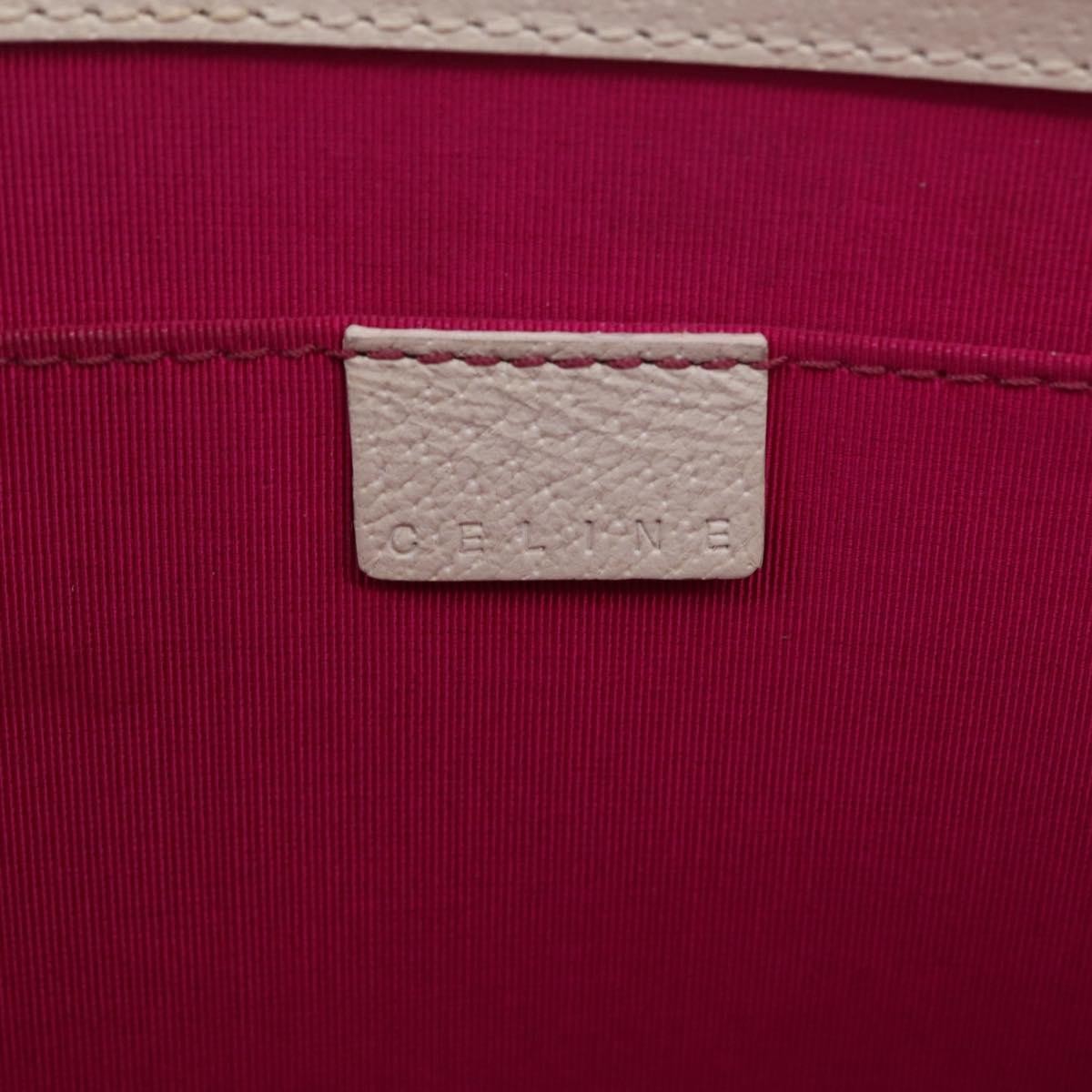 Celine Clutch Leather White Leather Clutche & Pouche Bag (Pre-Owned)