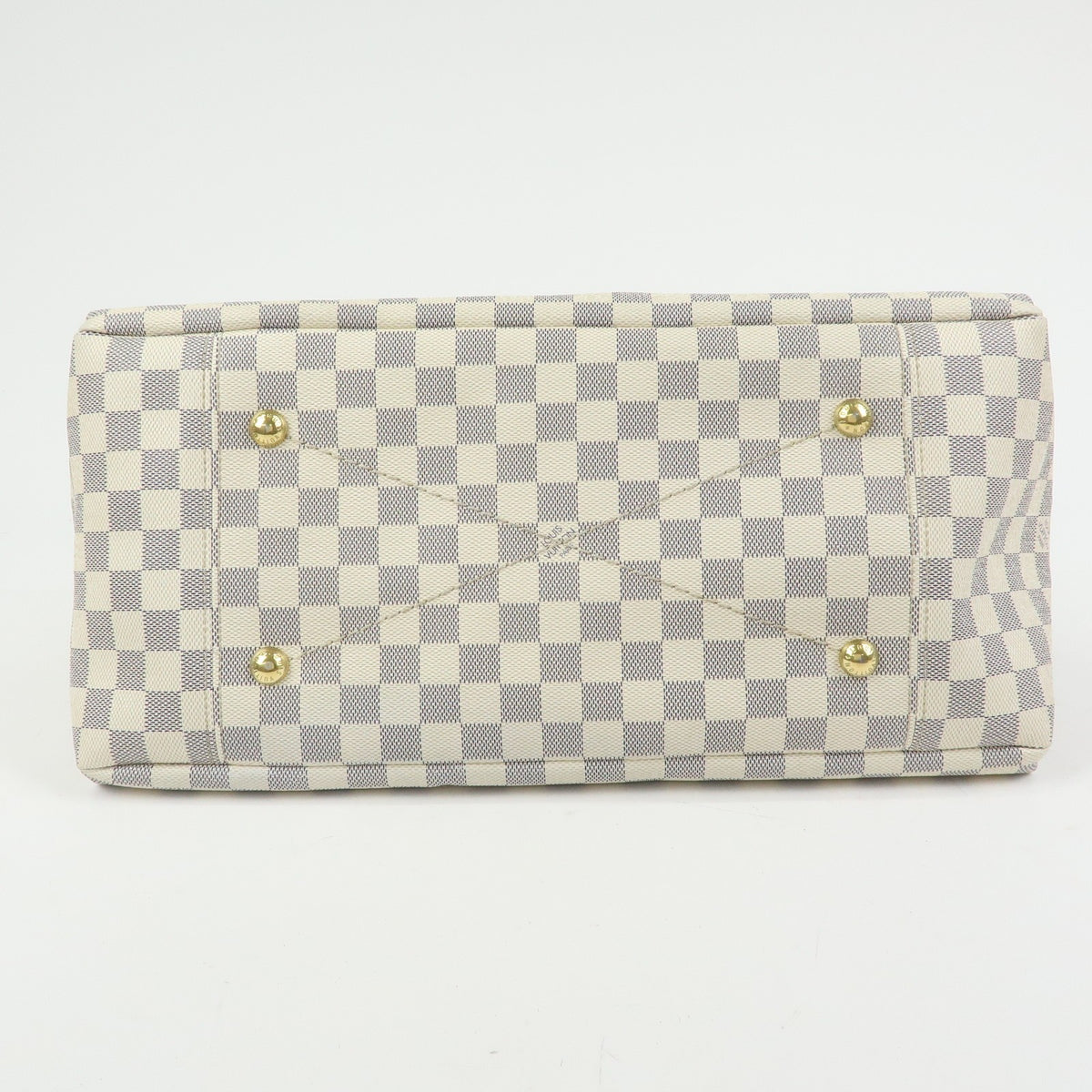 Louis Vuitton Artsy Damier White Canvas Handbag (Pre-Owned)