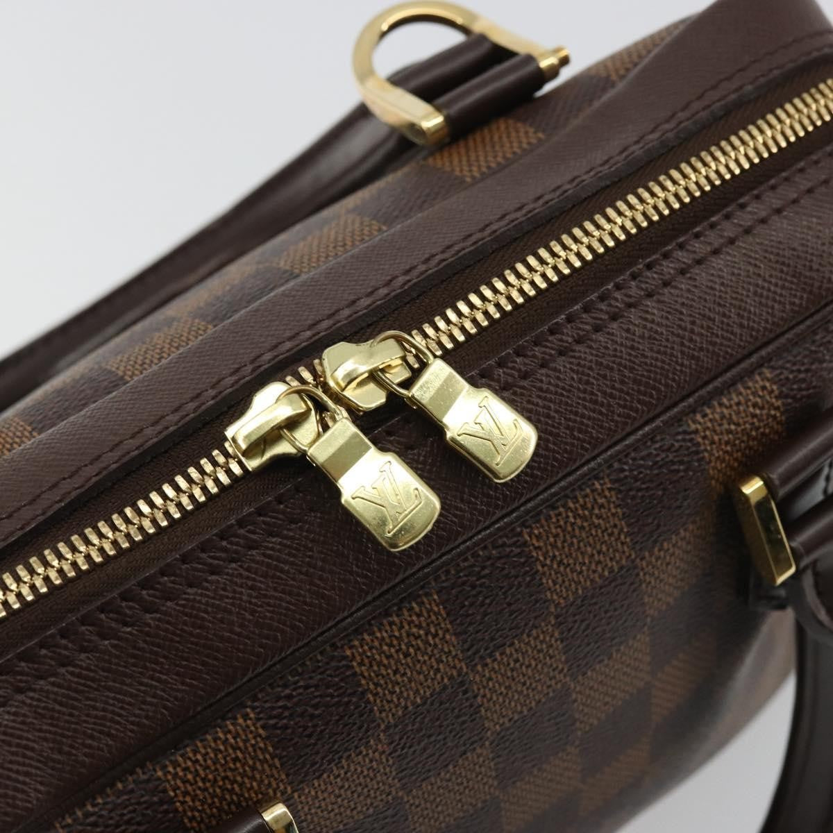 Louis Vuitton Triana Damier Ebene Brown Canvas Handbag (Pre-Owned)