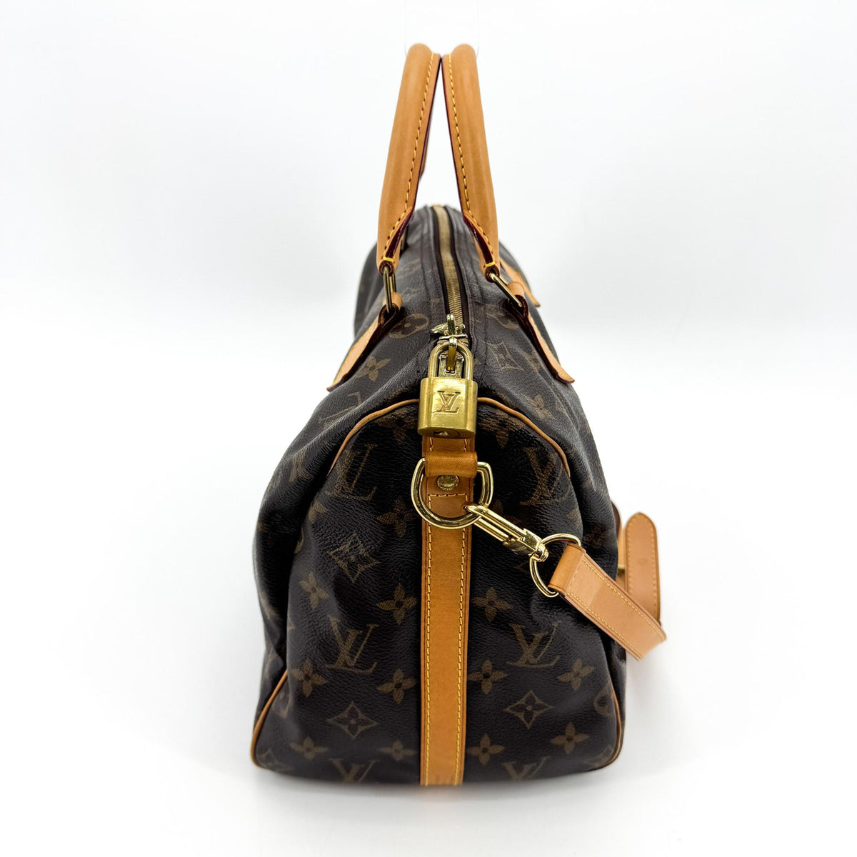 Louis Vuitton Speedy Bandouliere Monogram Canvas Brown Canvas Handbag (Pre-Owned)