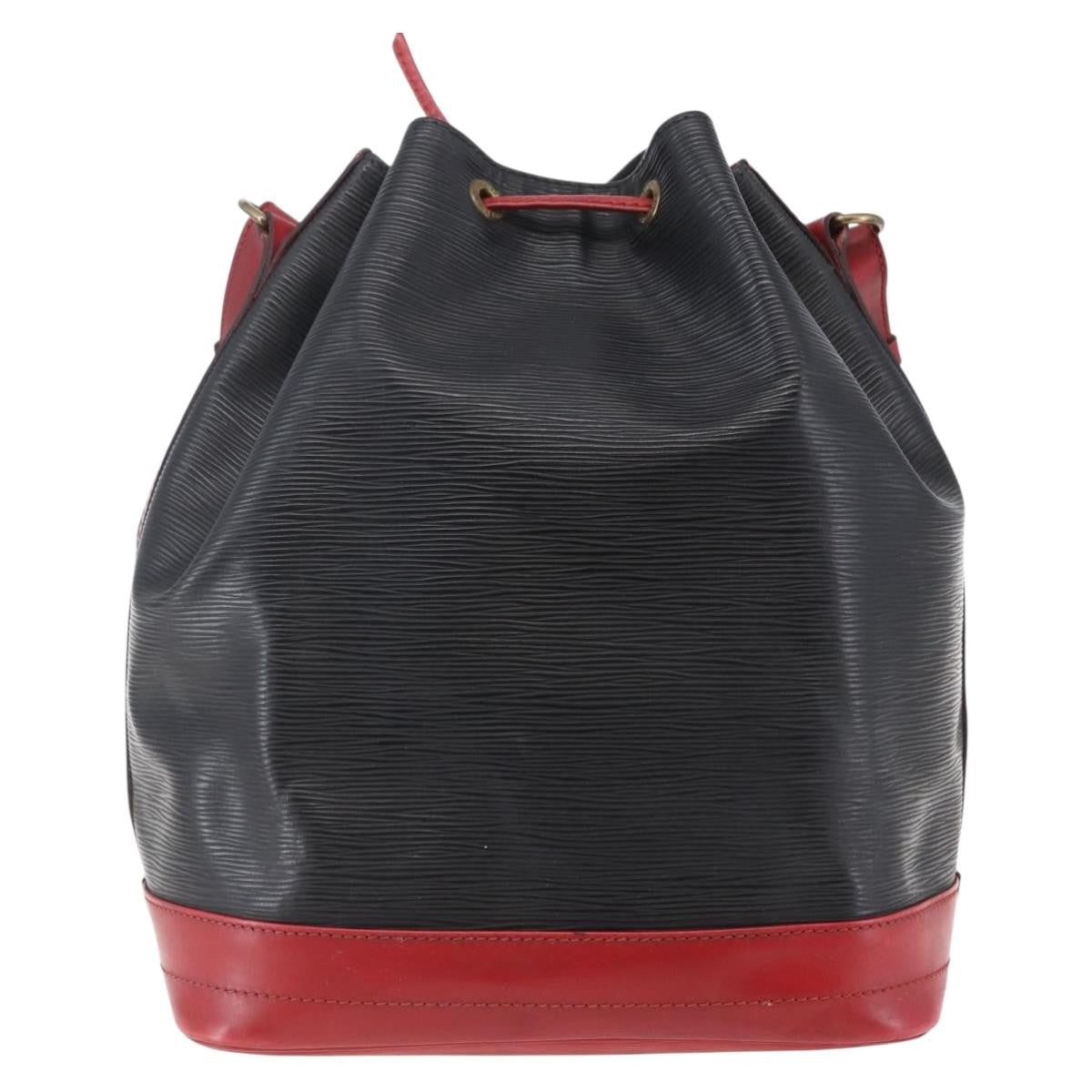 Louis Vuitton Bicolor Noe Epi Leather Black Leather Bag (Pre-Owned)