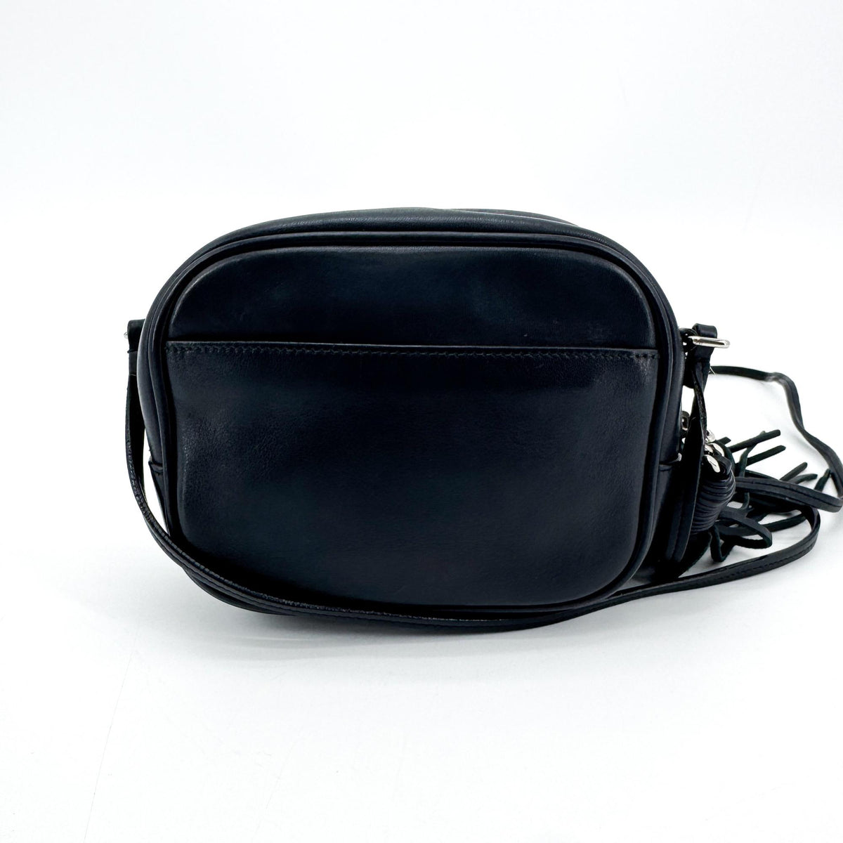 Saint Laurent Classic Monogram Blogger Leather Black Leather Crossbody Bag Bag (Pre-Owned)