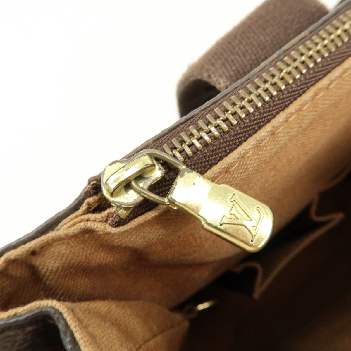 Louis Vuitton Cabas Beaubourg Monogram Canvas Brown Canvas Tote Bag Bag (Pre-Owned)