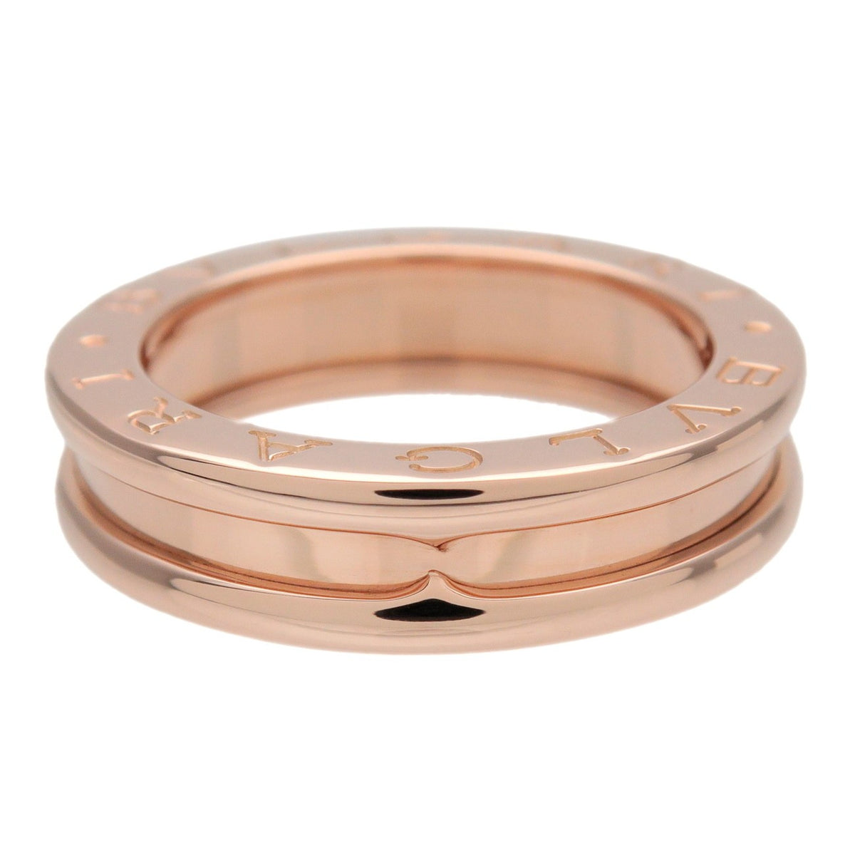 Bvlgari B.Zero1 One Band 18K Rose Gold Gold Rose_Gold Ring Jewelry (Pre-Owned)