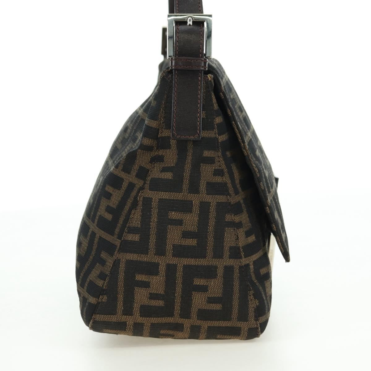 Fendi Mama Forever Zucca Canvas Brown Canvas Handbag (Pre-Owned)