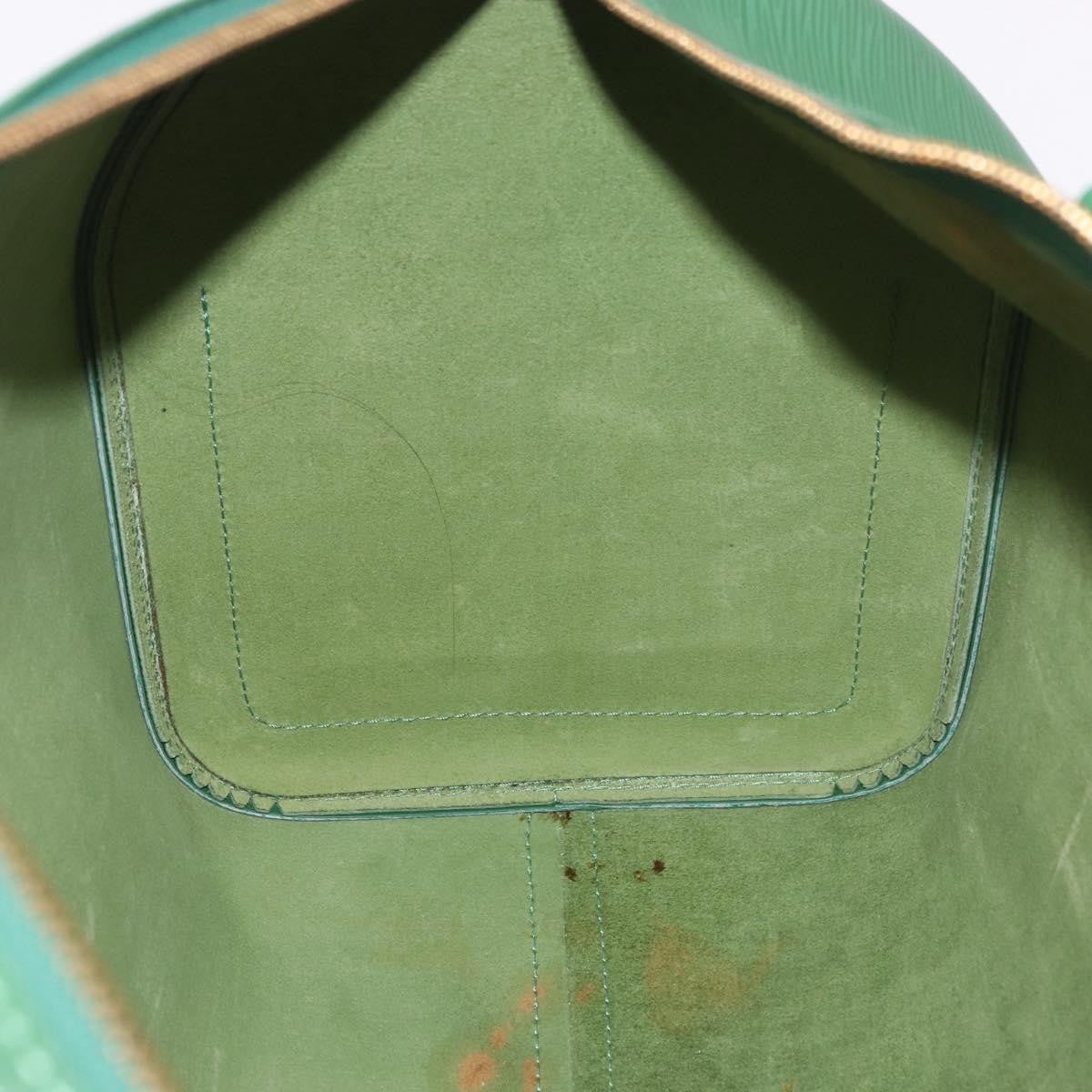 Louis Vuitton Keepall Epi Leather Green Leather Travel Bag Bag (Pre-Owned)