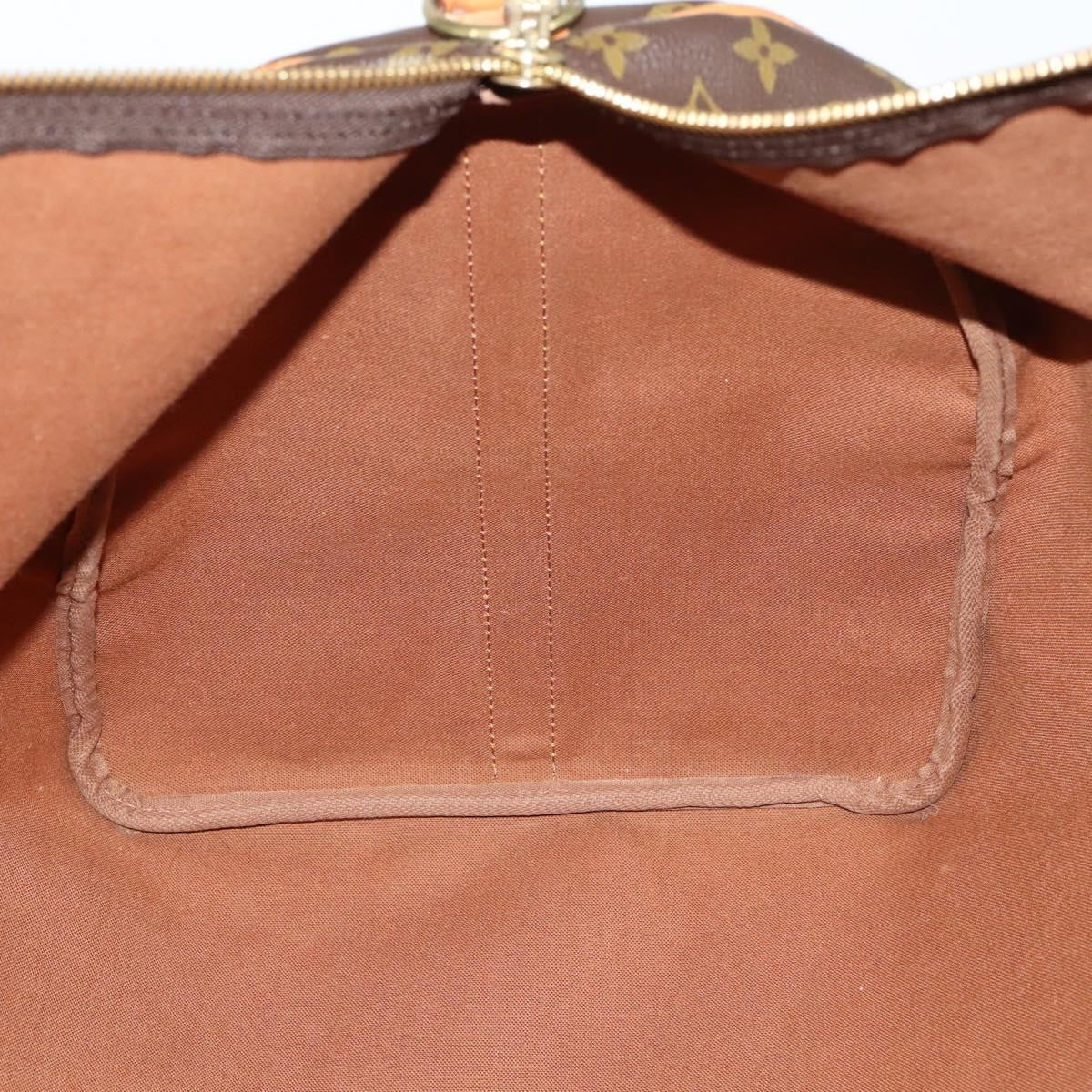 Louis Vuitton Keepall Bandouliere Monogram Canvas Brown Canvas Travel Bag Bag (Pre-Owned)