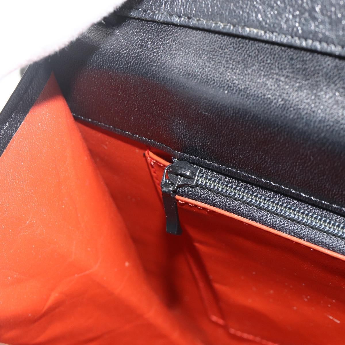 Saint Laurent Loulou Nm Matelasse Chevron Leather Black Leather Shoulder Bag Bag (Pre-Owned)