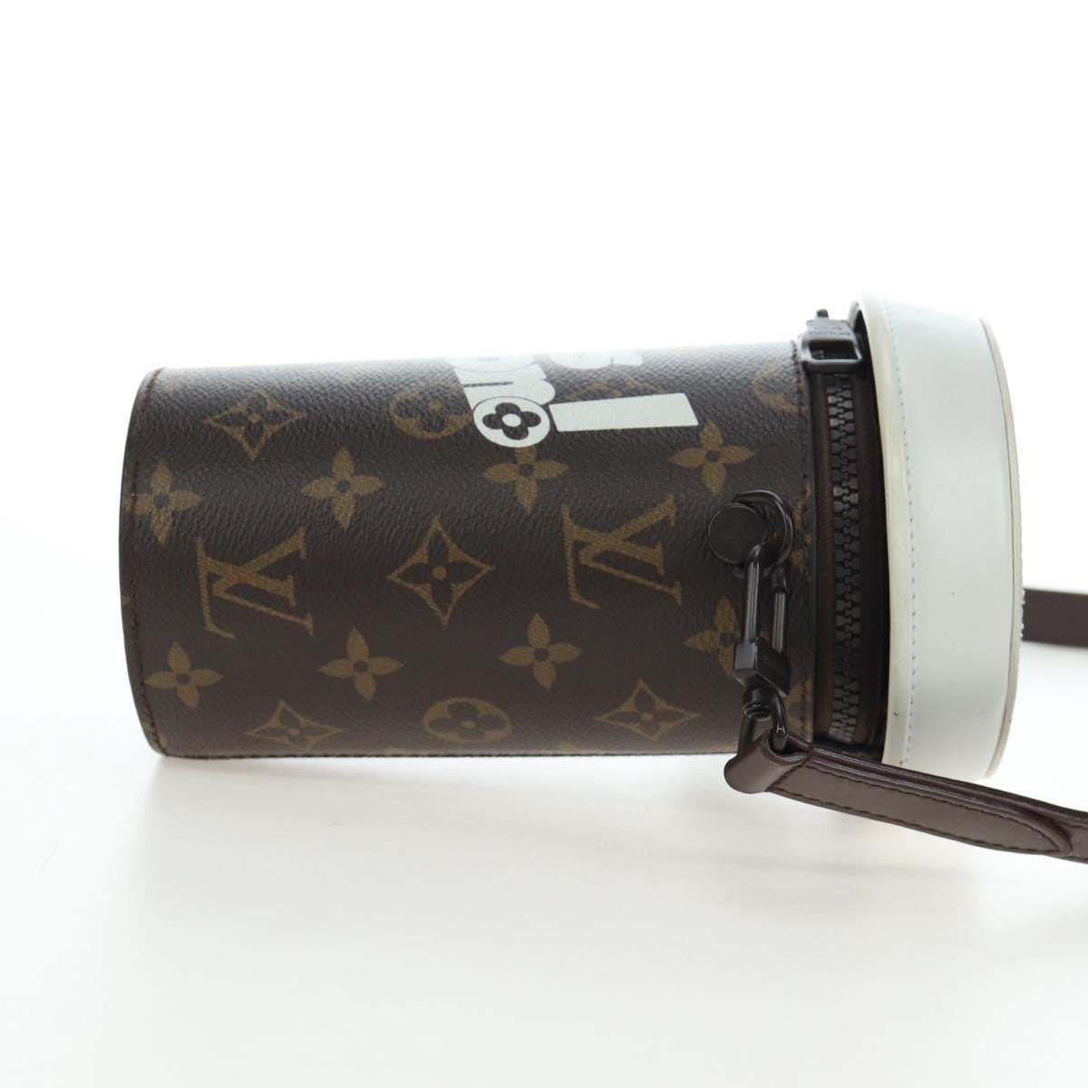 Louis Vuitton Coffee Cup Convertible Everyday Signature Vintage Monogram Canvas Brown Canvas Shoulder Bag Bag (Pre-Owned)