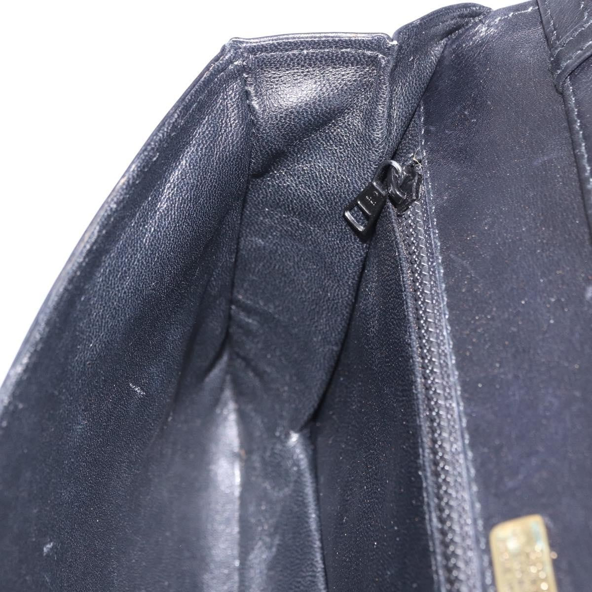 Bally Vintage Leather Black Leather Shoulder Bag Bag (Pre-Owned)